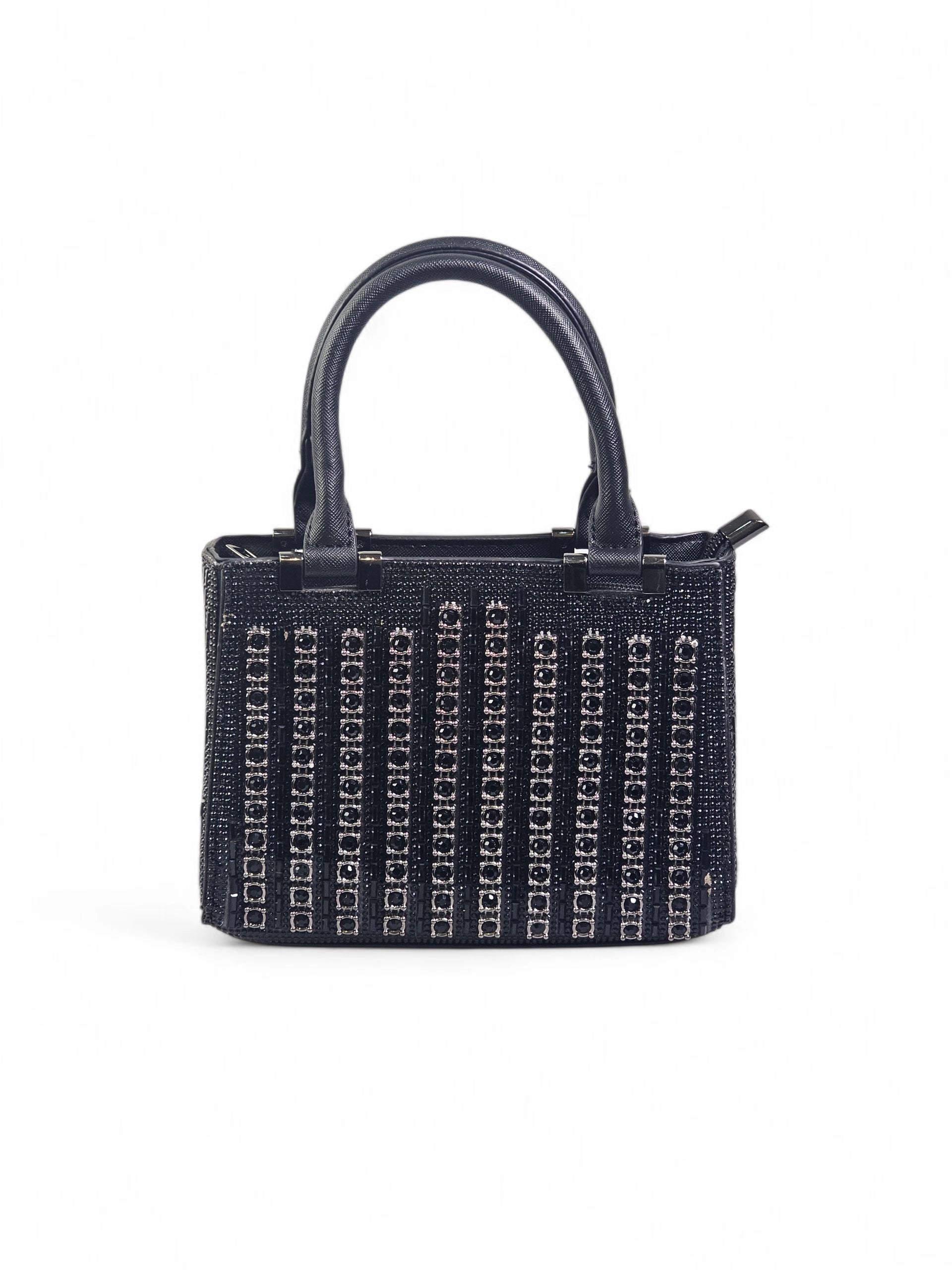 Bolsa Luxo Cristal Preto 1031