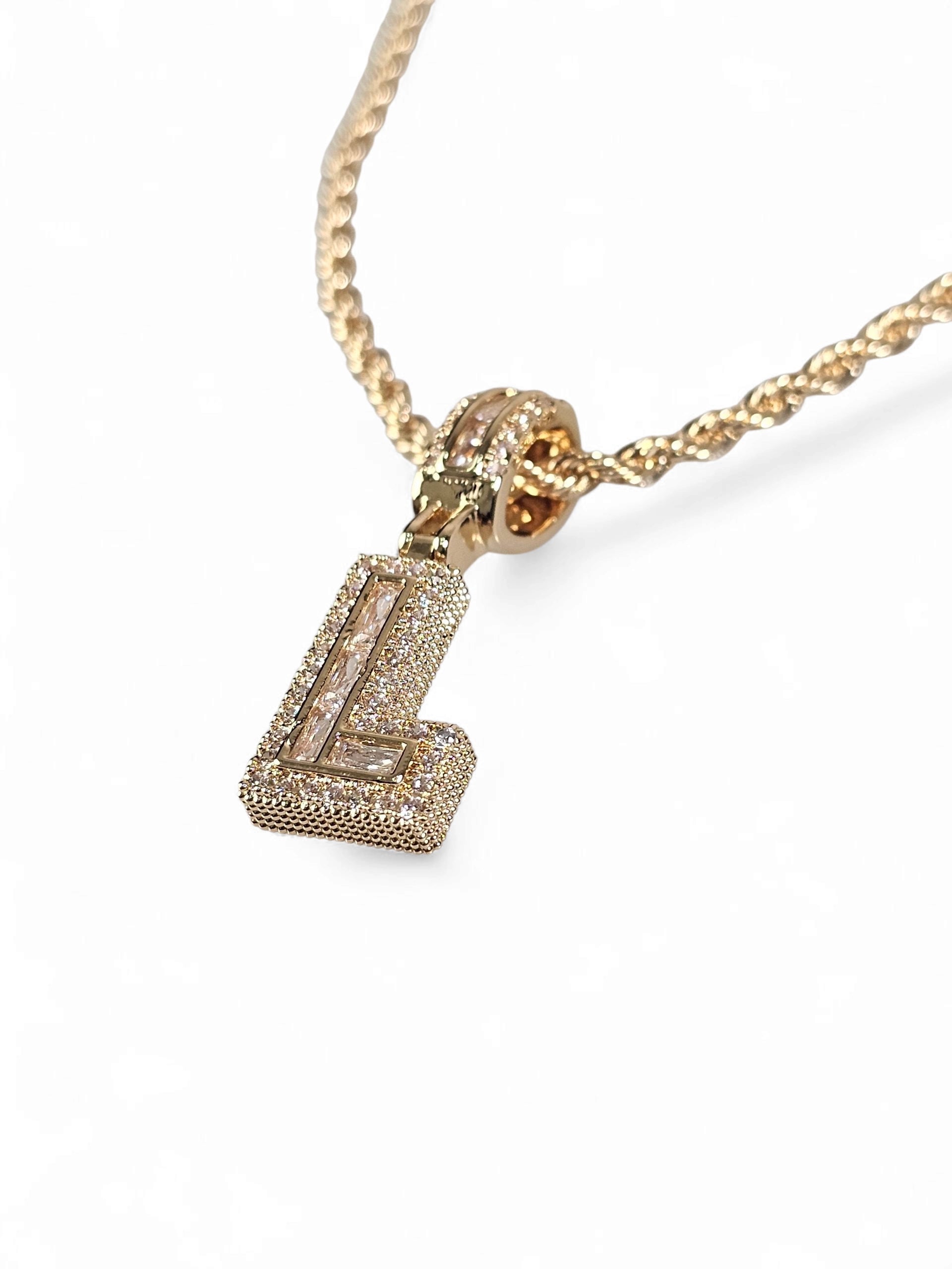 Colar Inicial (L) Zirconia