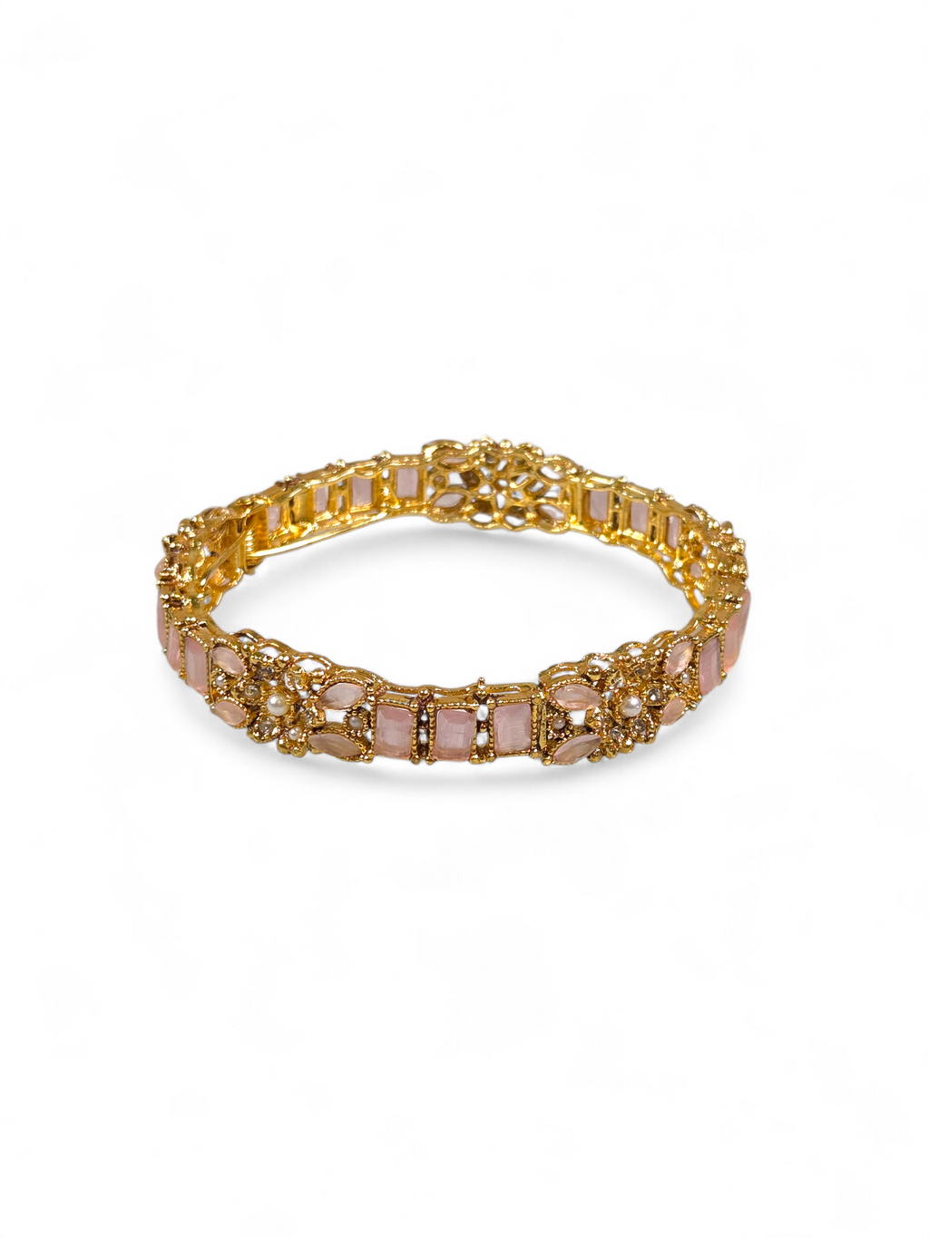 Bracelete Folheado Semi Joia Dourado #1005