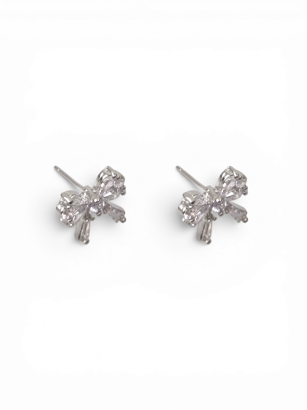 Brinco Cristal Zirconia Prata #2053