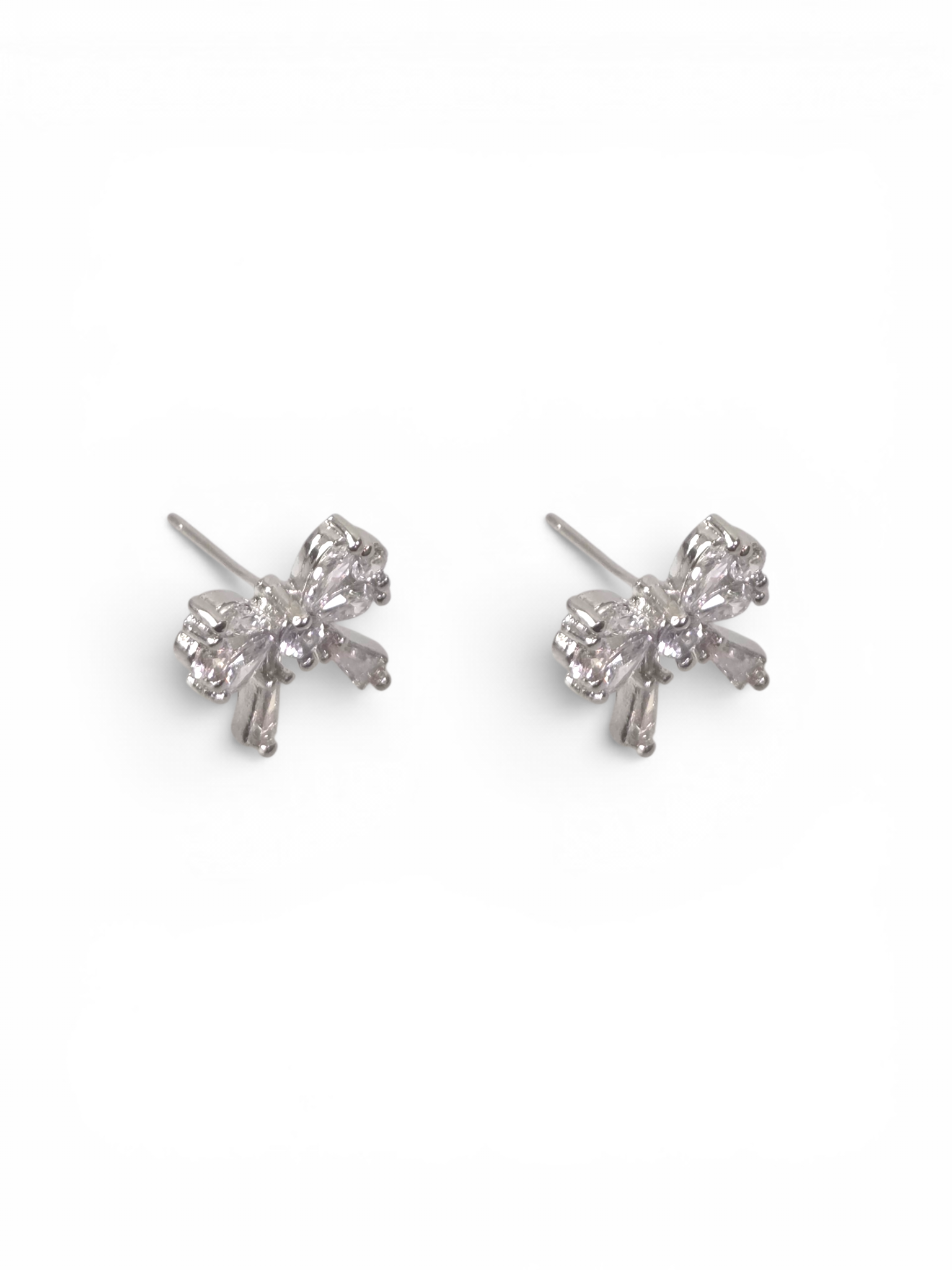 Brinco Cristal Zirconia Prata #2053