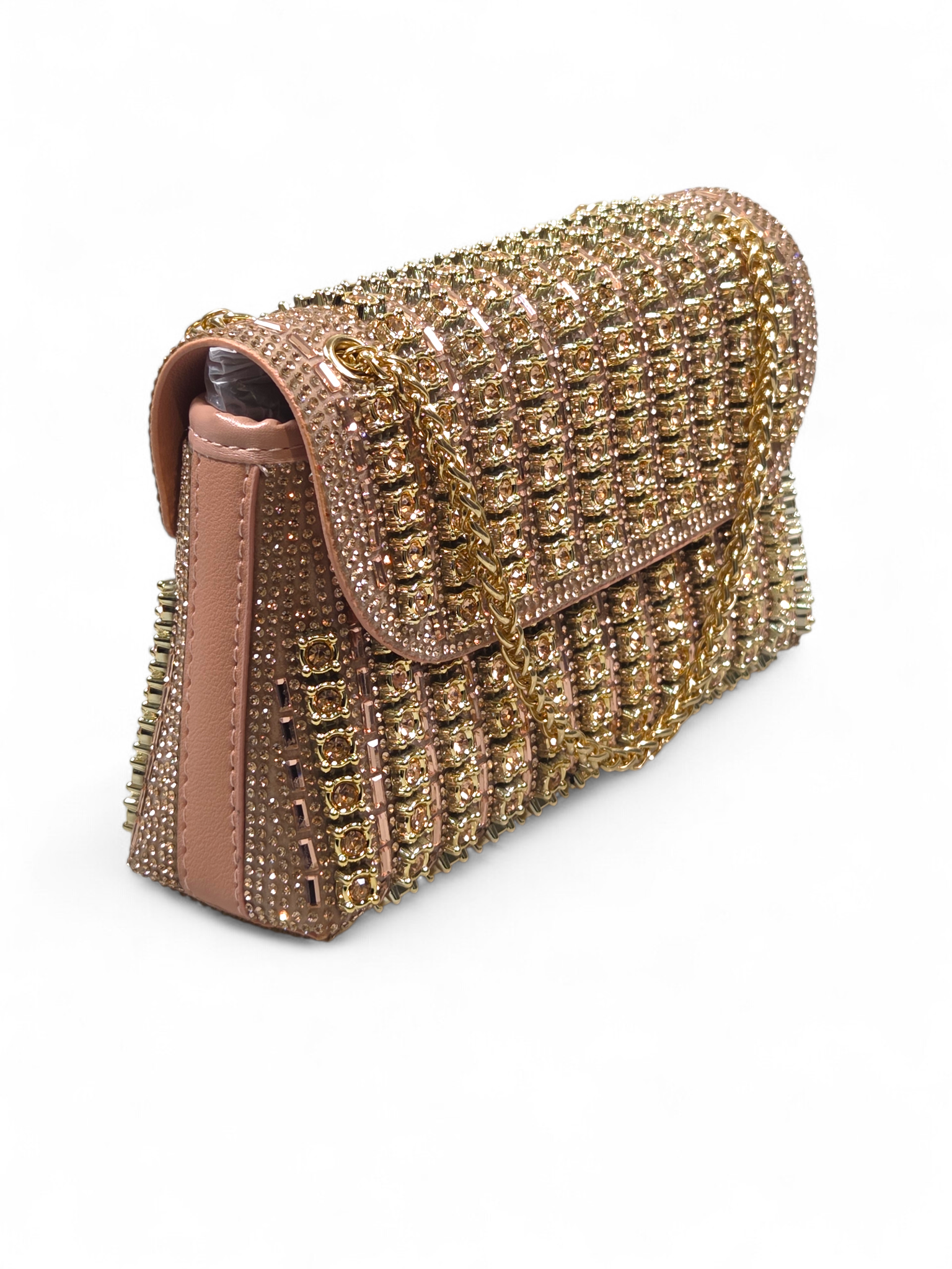 Bolsa Clutch Cristal Champagne 1063