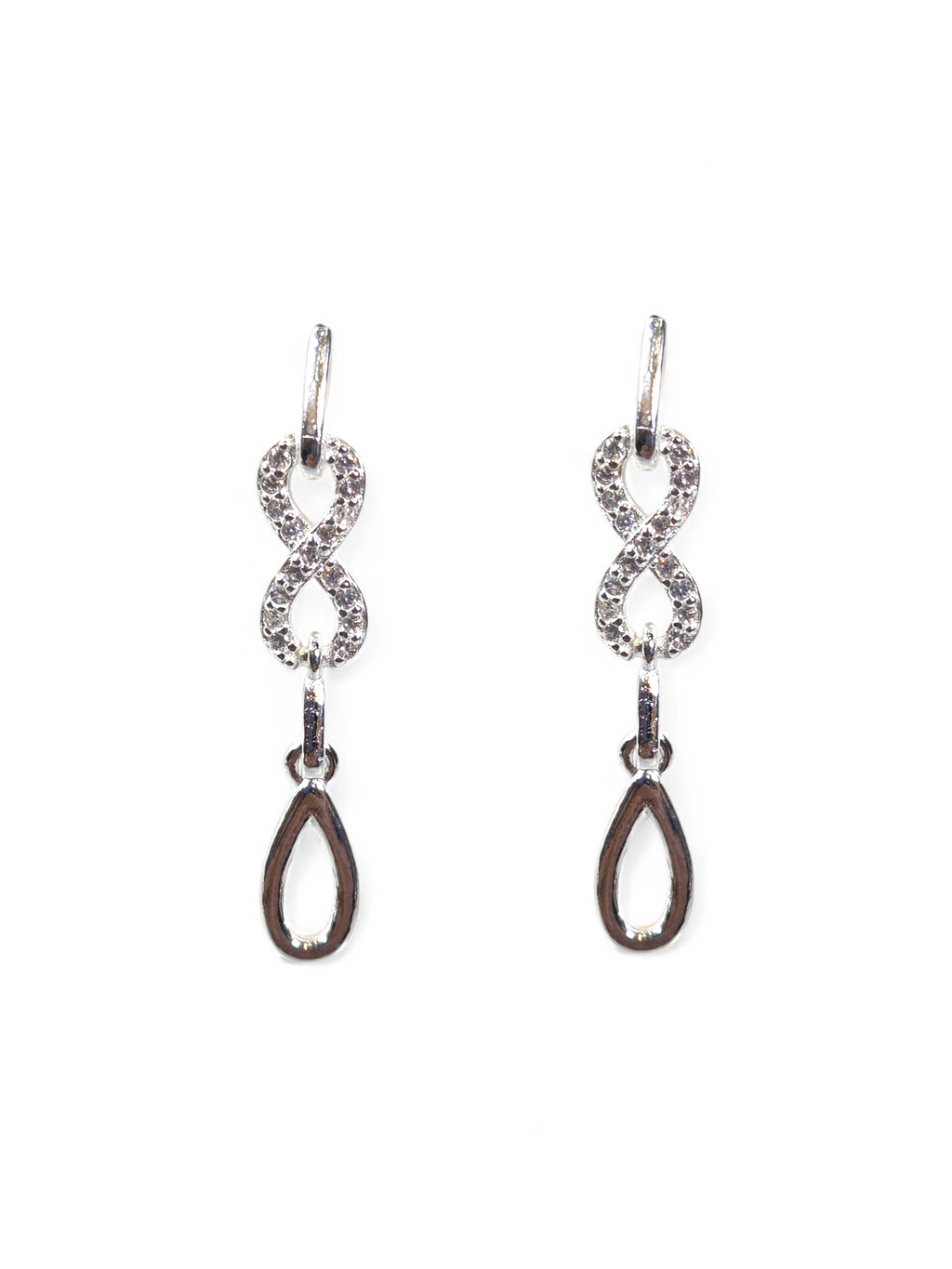 Brinco Prata 925 com Zirconias 1010