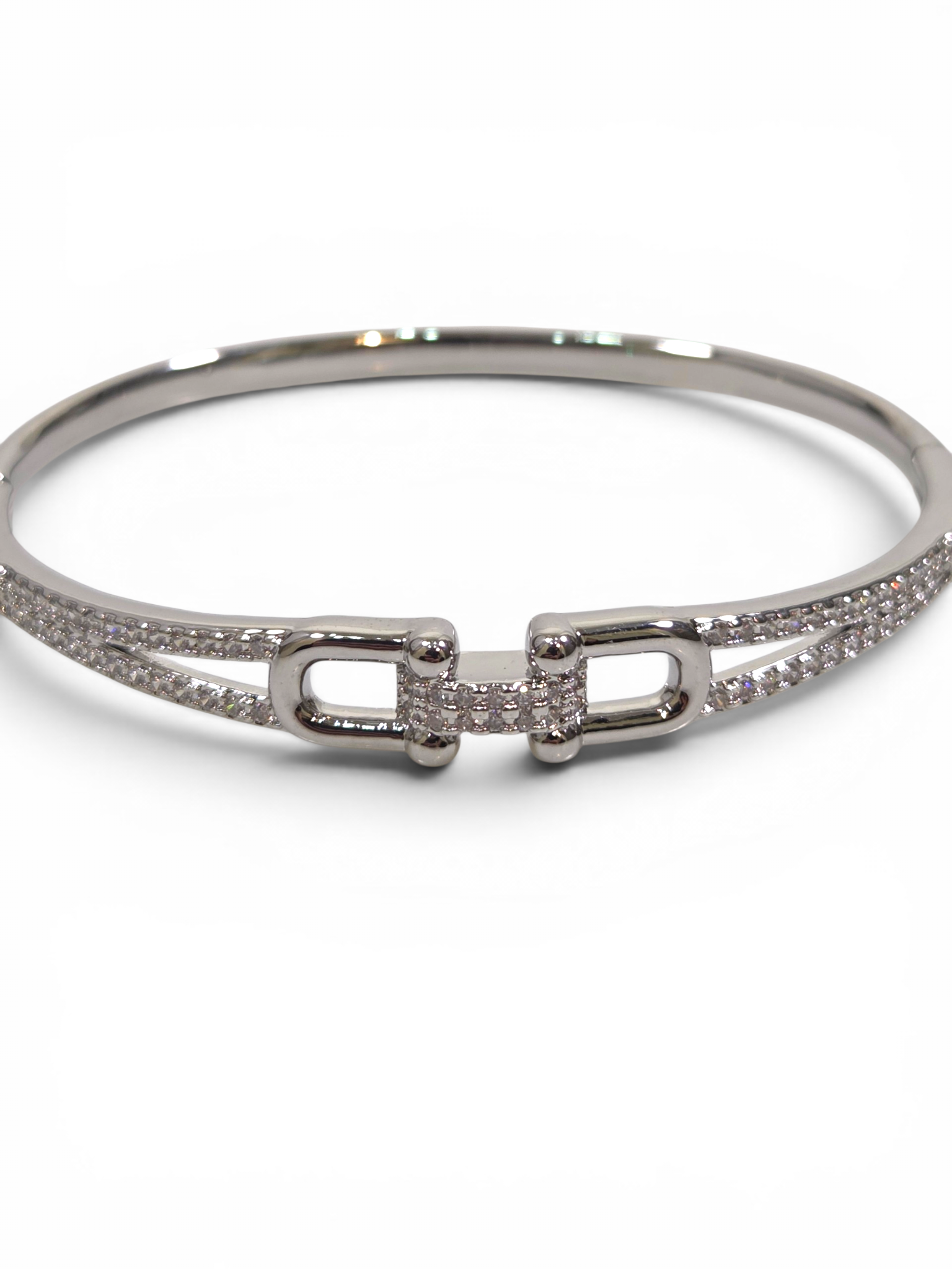Pulseira Cristal Zirconia Prata 2014