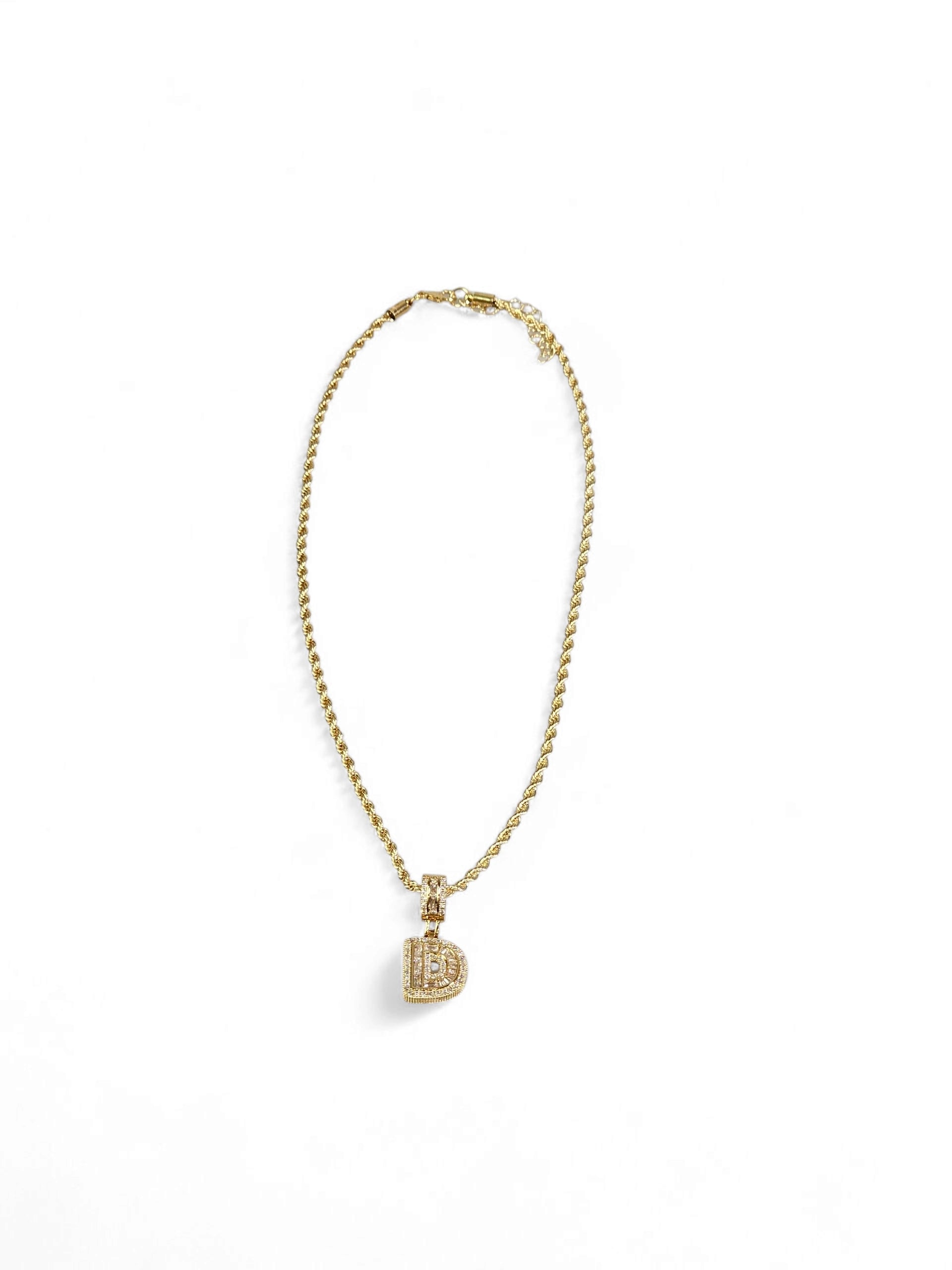 Colar Inicial (D) Zirconia