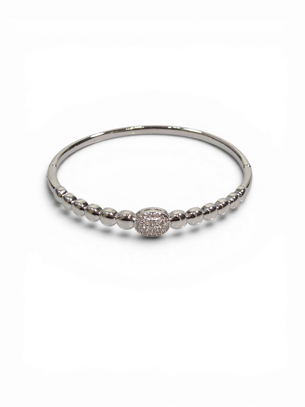 Pulseira Cristal Zirconia Prata 2015