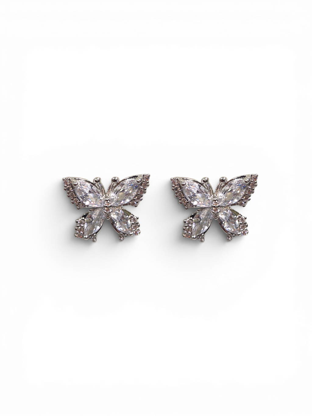 Brinco Cristal Zirconia Prata #2023