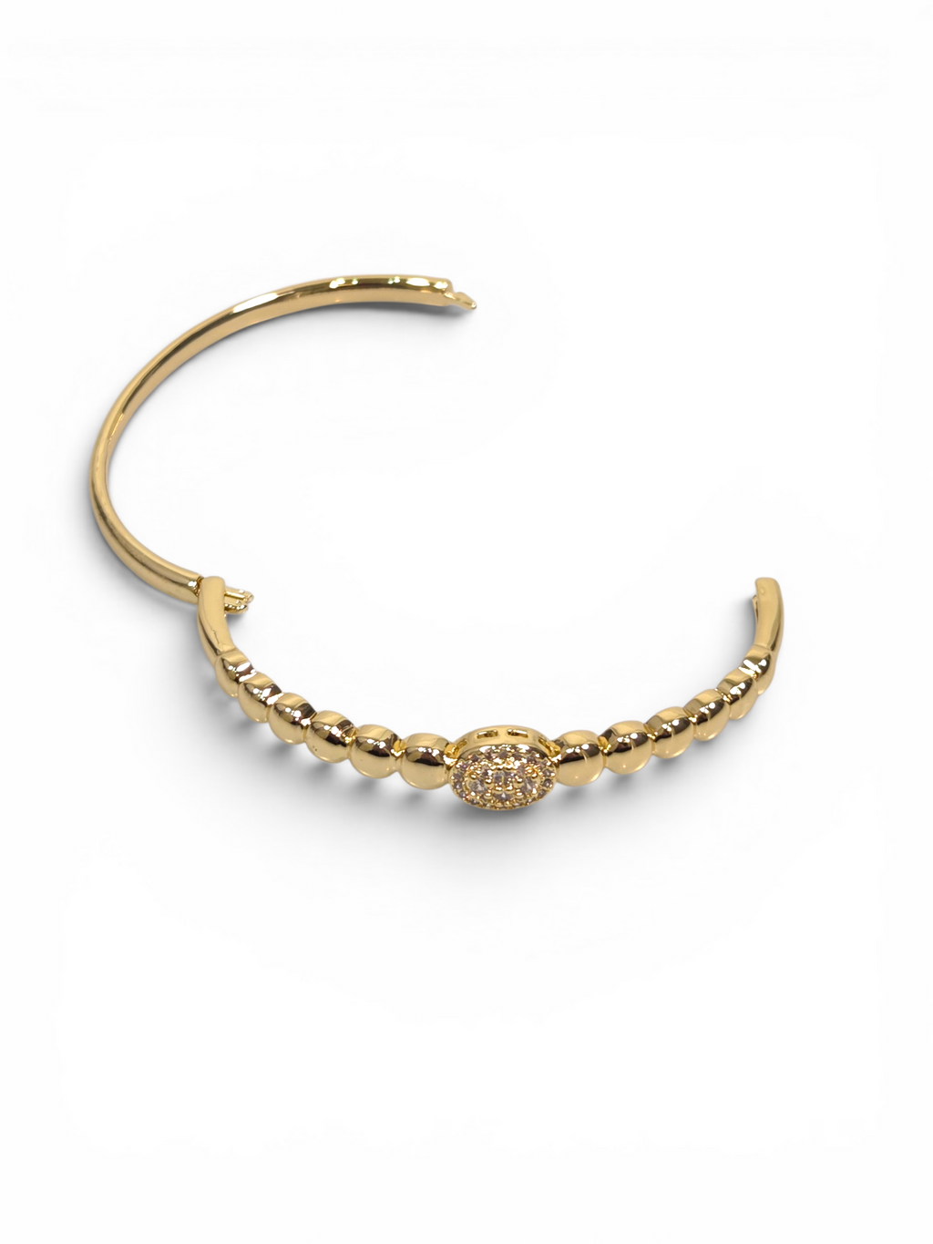 Pulseira Cristal Zirconia Dourado 2013
