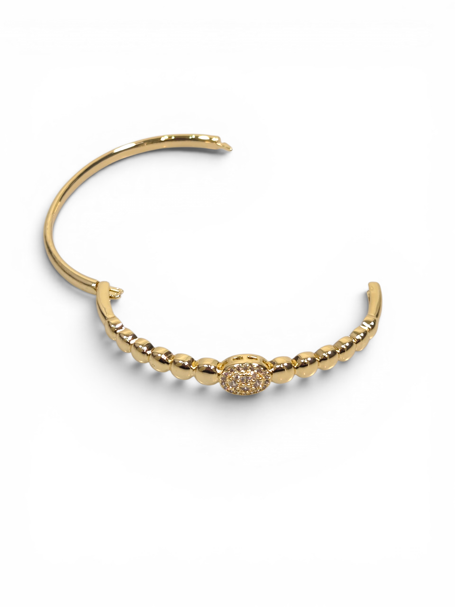 Pulseira Cristal Zirconia Dourado 2013