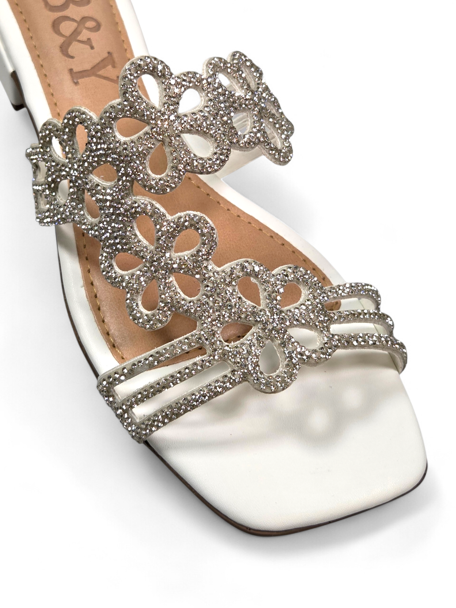 Tamanco 3001 Branco Salto Baixo (B)