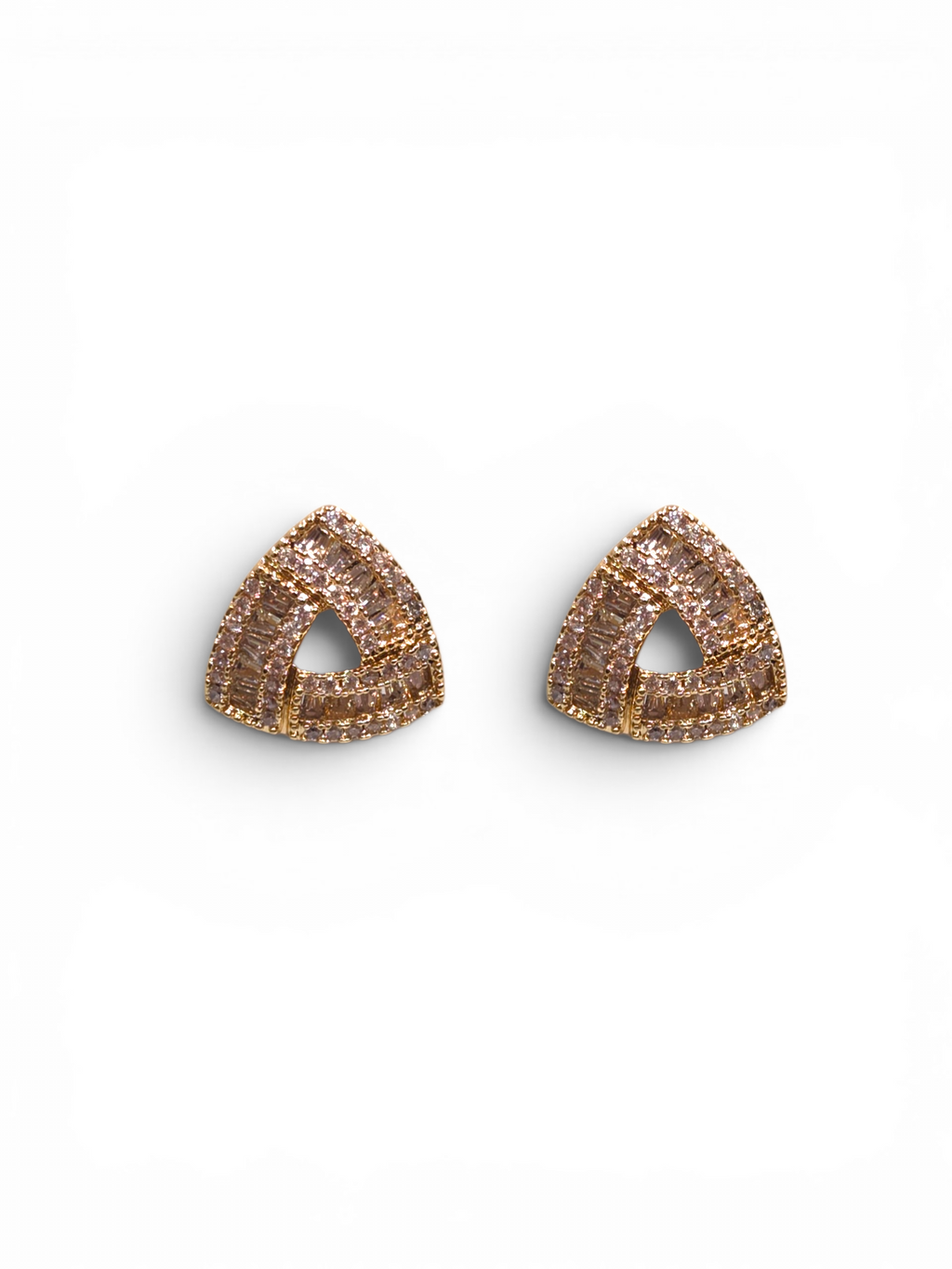 Brinco Cristal Zirconia Dourado 2012