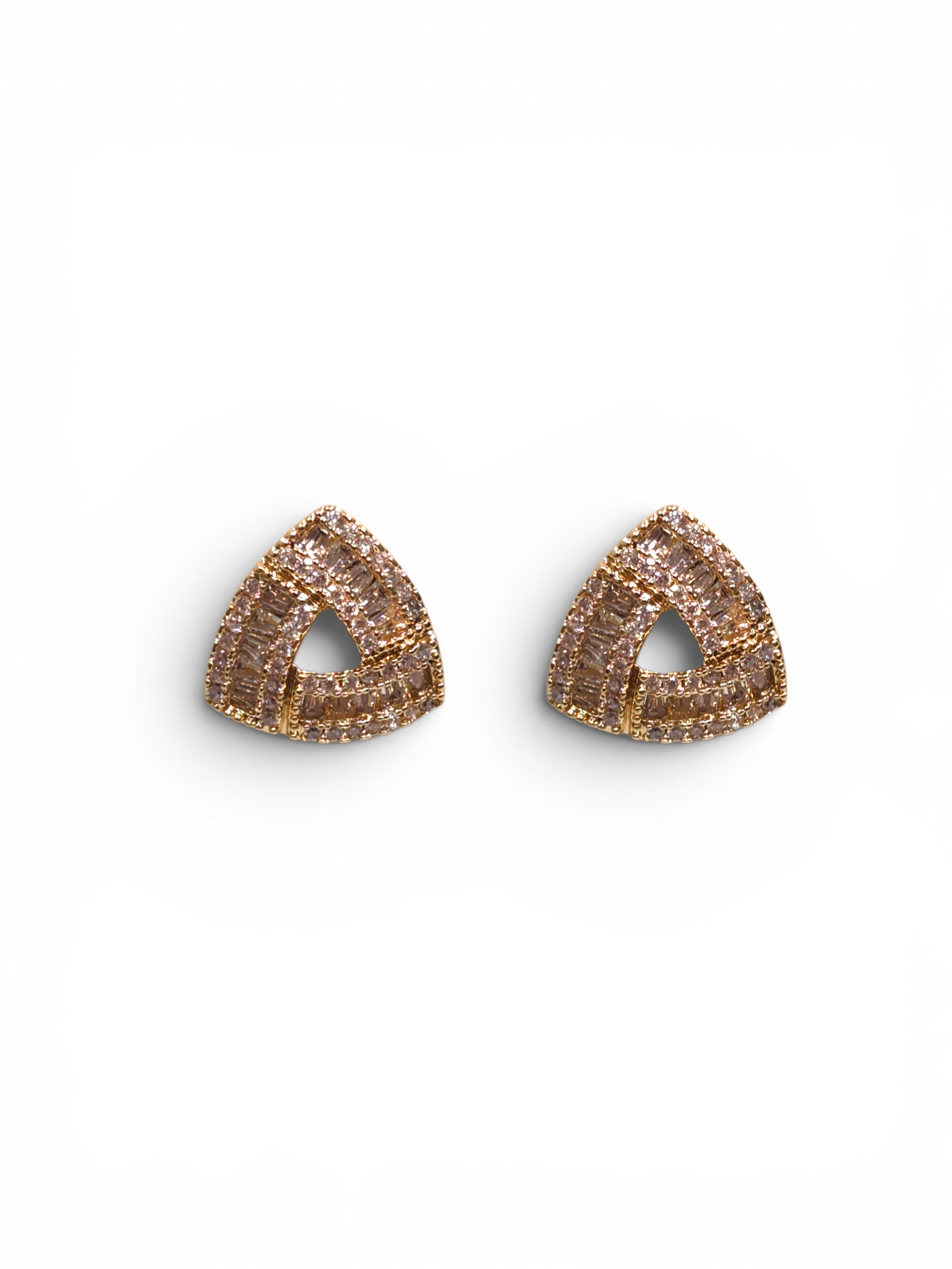Brinco Cristal Zirconia Dourado 2012