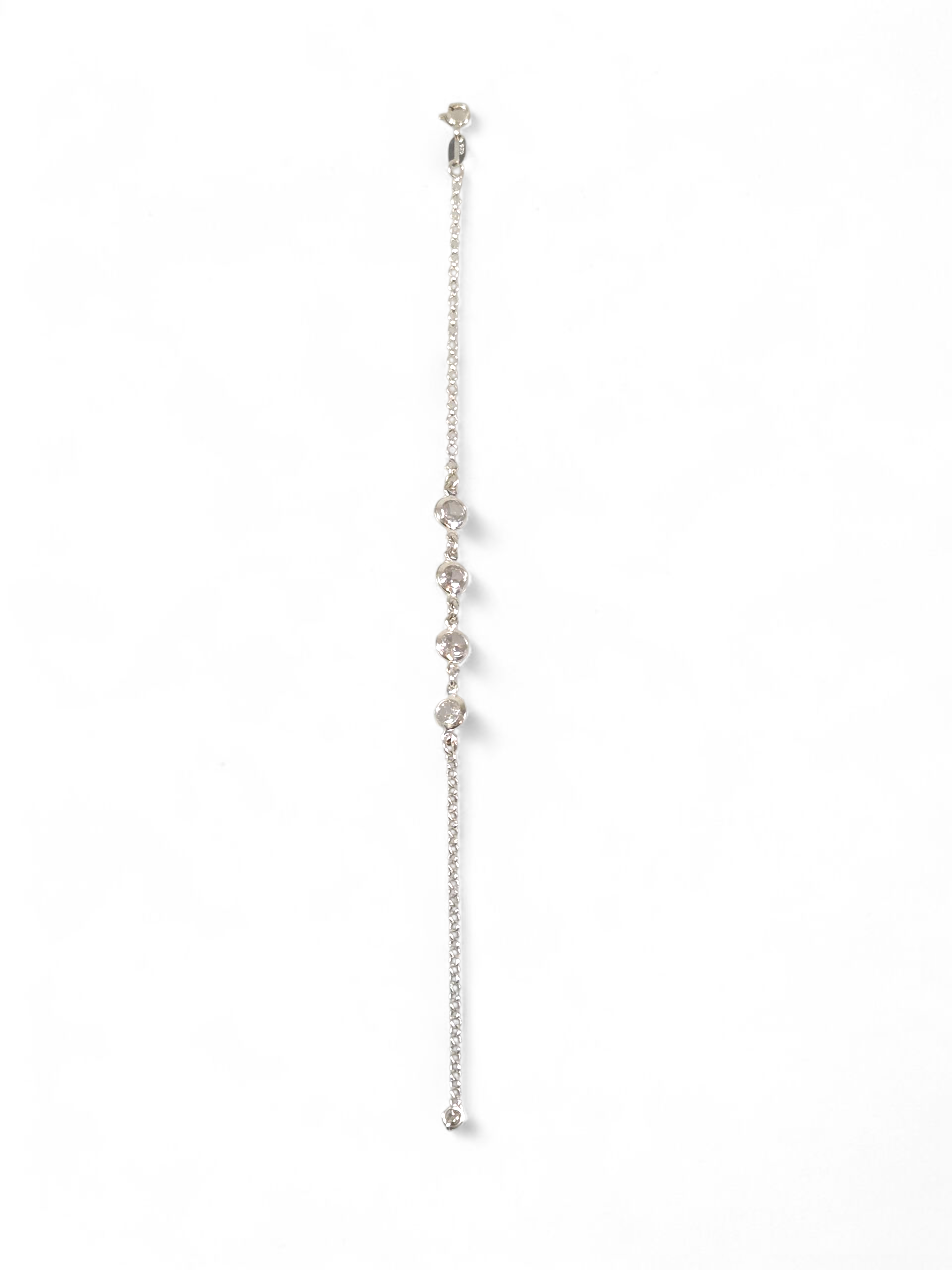 Pulseira Prata 925 com Zircônias Brancas 1010