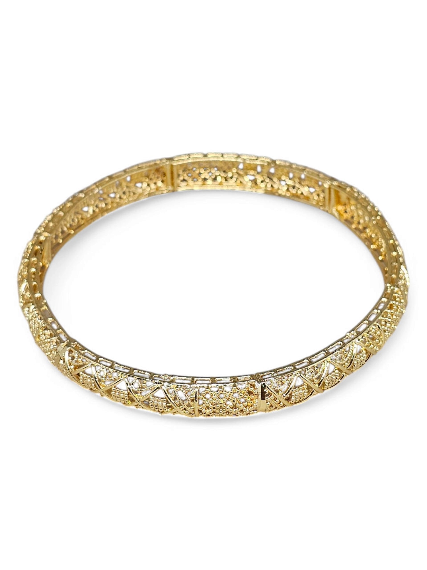 Pulseira Dourada 1004 Semi Joia