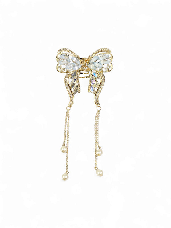 Prendedor Cristal Borboleta Grande 065