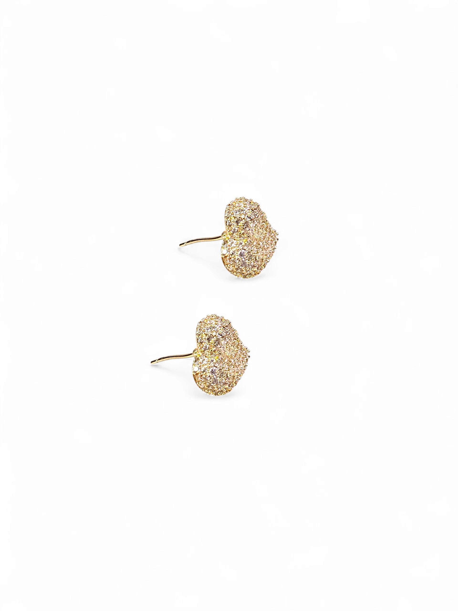 Brinco Zirconia Dourado 017