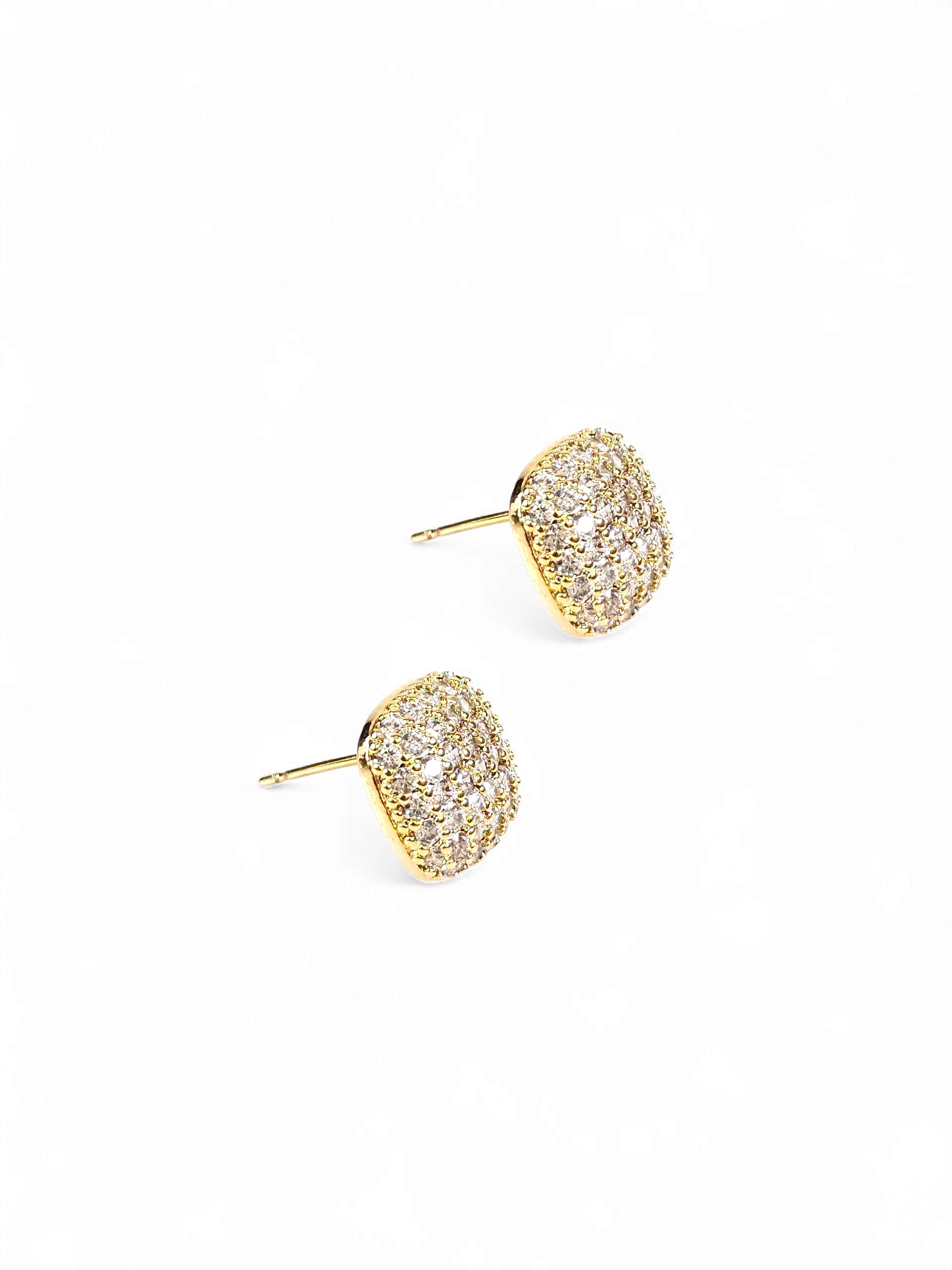 Brinco Zirconia Dourado 028