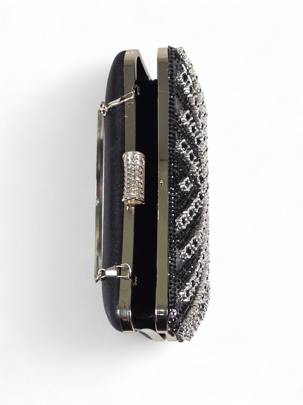 Bolsa Clutch Cristal Preto 1047