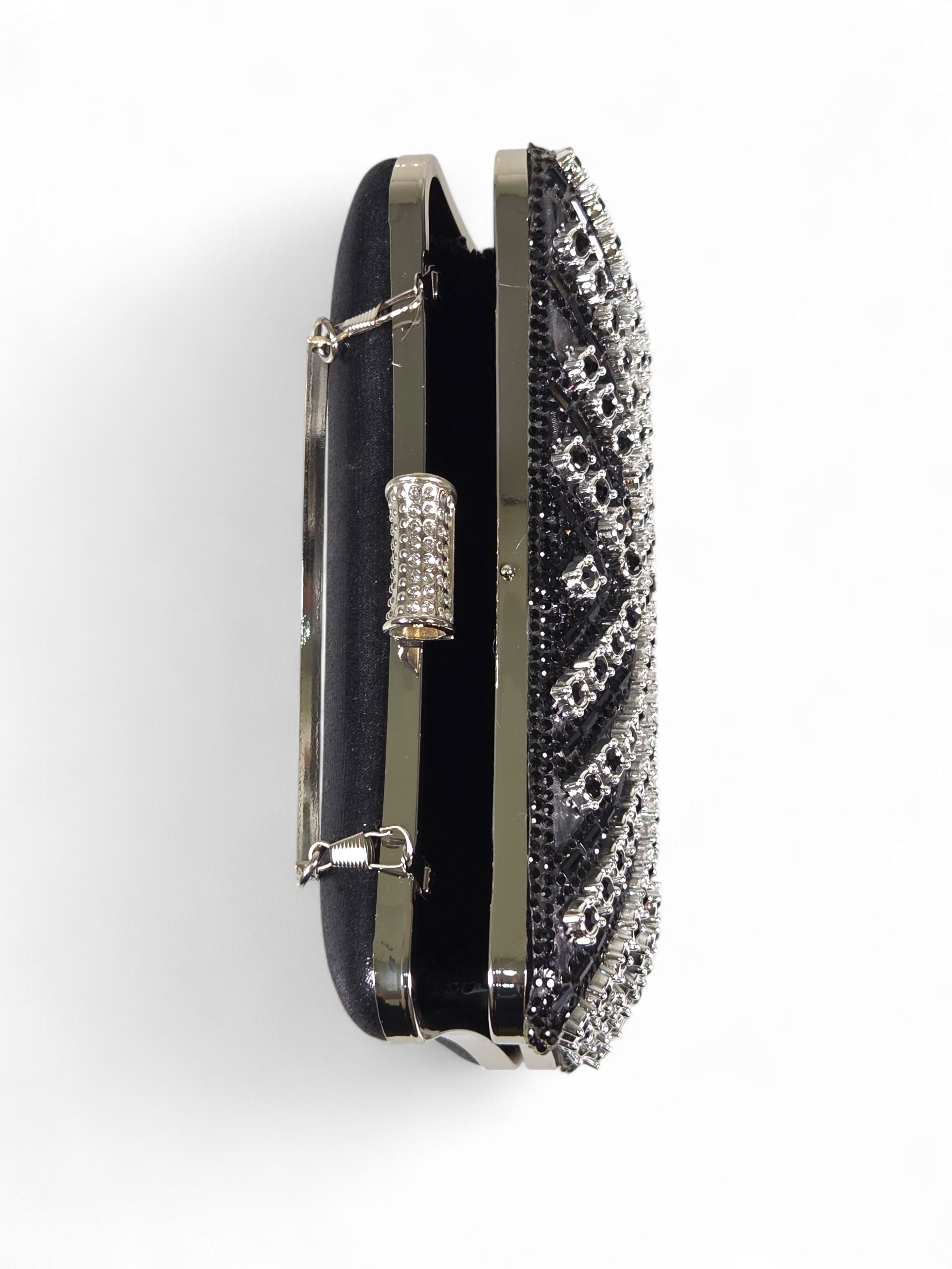 Bolsa Clutch Cristal Preto 1047
