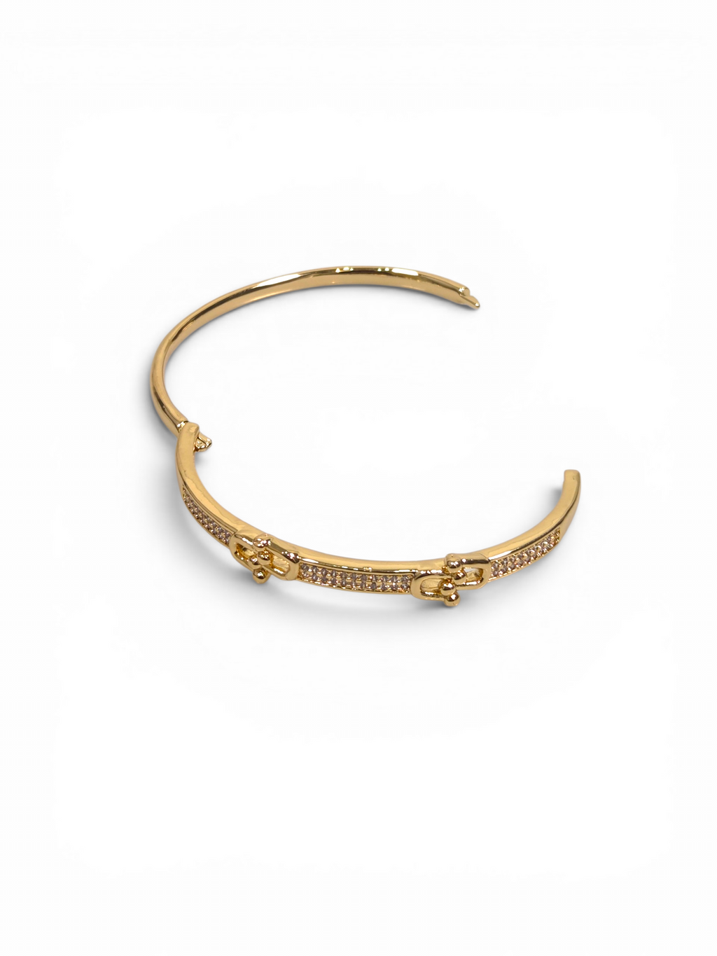 Pulseira Cristal Zirconia Dourado 2012