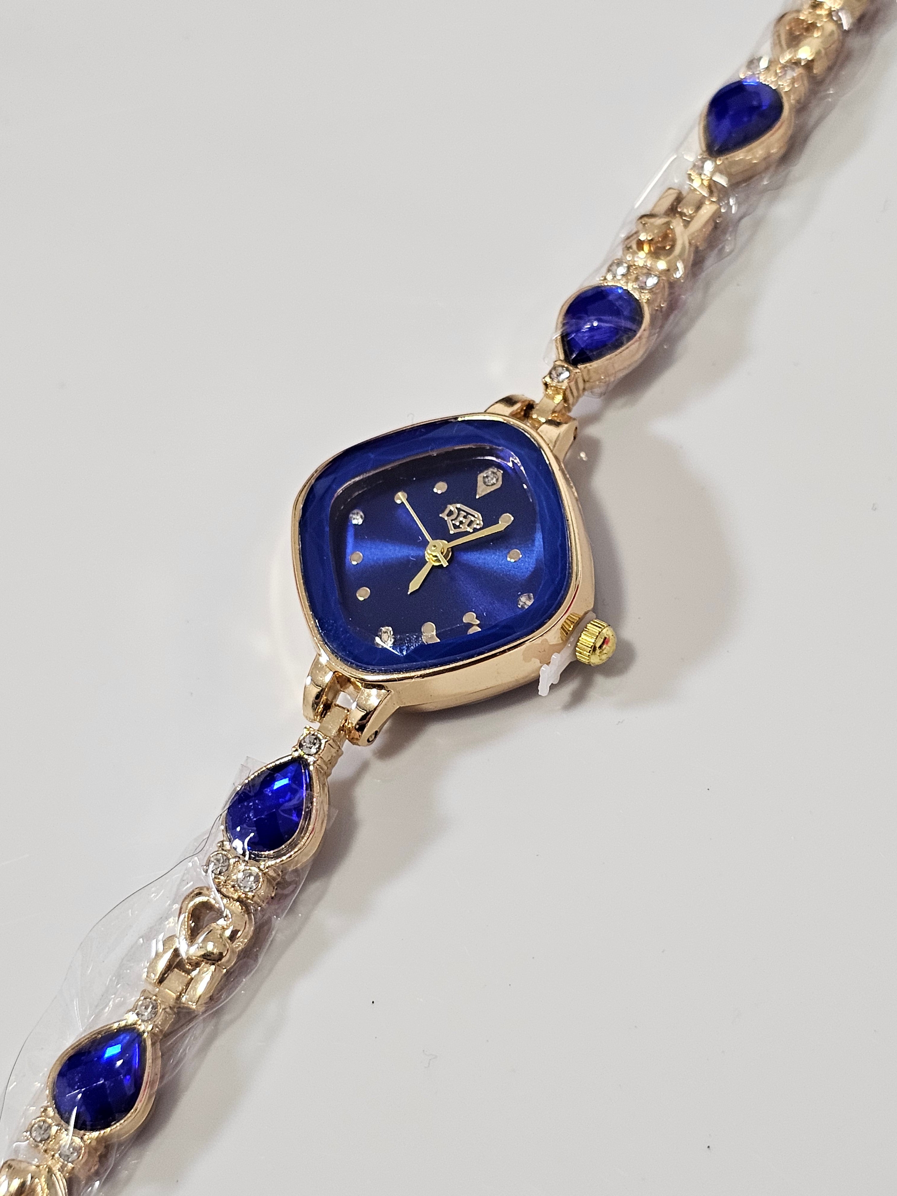 Relógio Prova d’Água com Pulseira Folheada 008