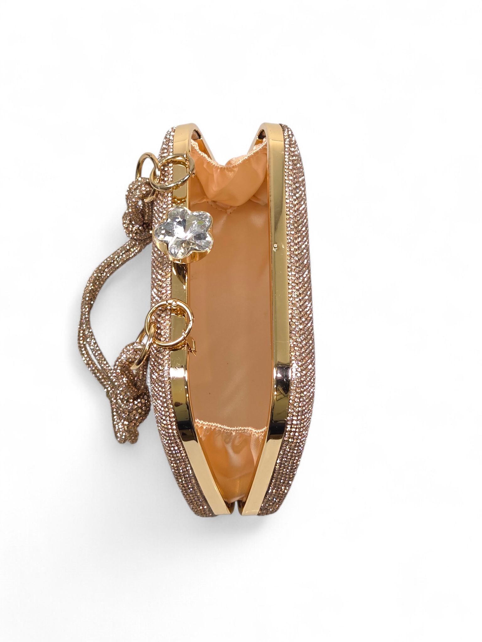 Bolsa Clutch Cristal Champagne 1059
