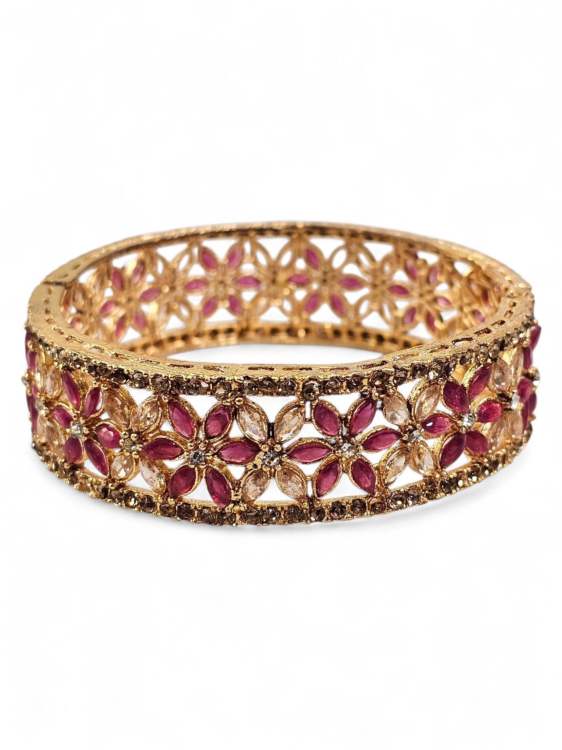 Bracelete Dourado Semi Joia 022