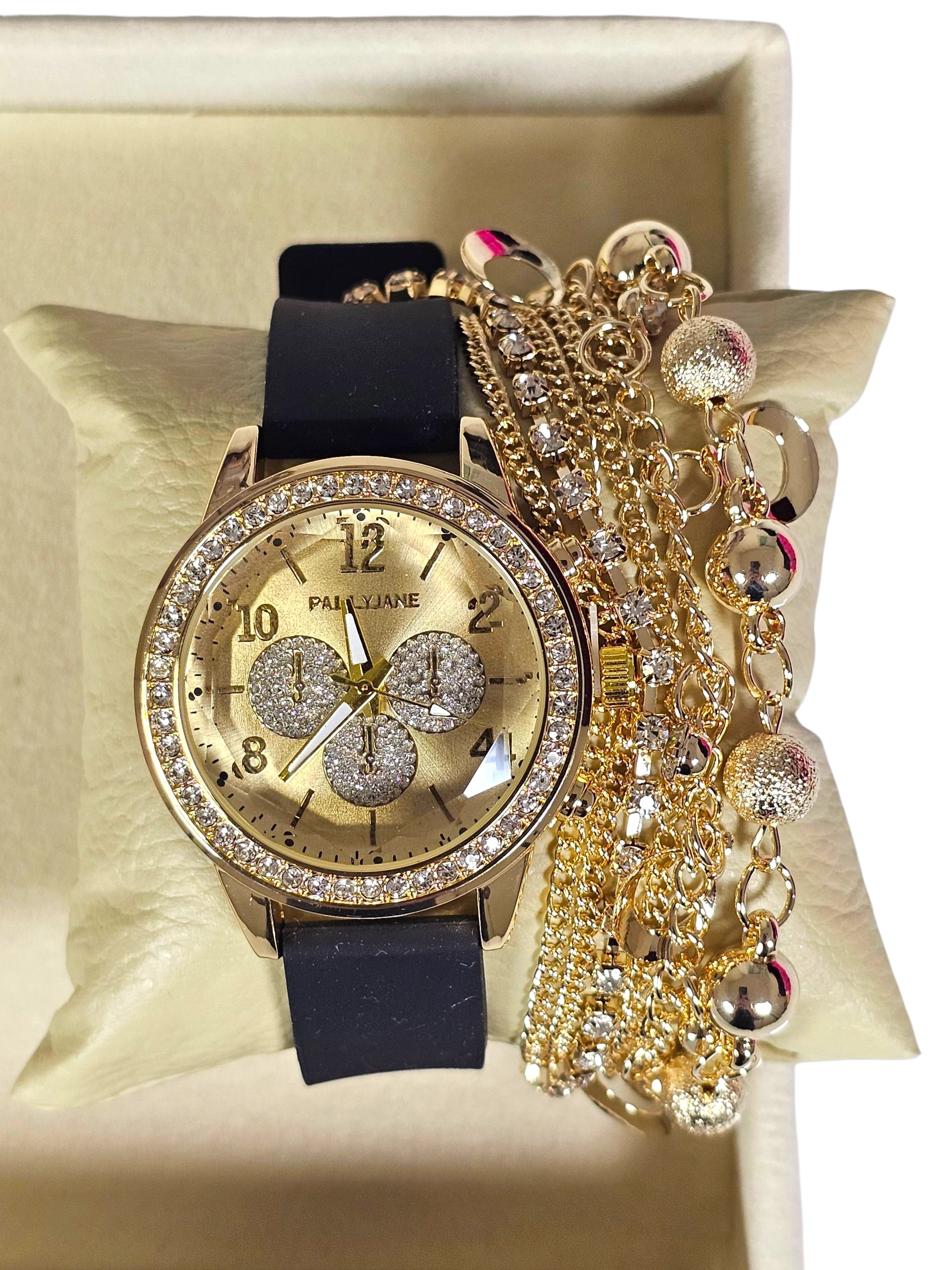 Relógio Prova d’Água com Pulseira Folheada 001