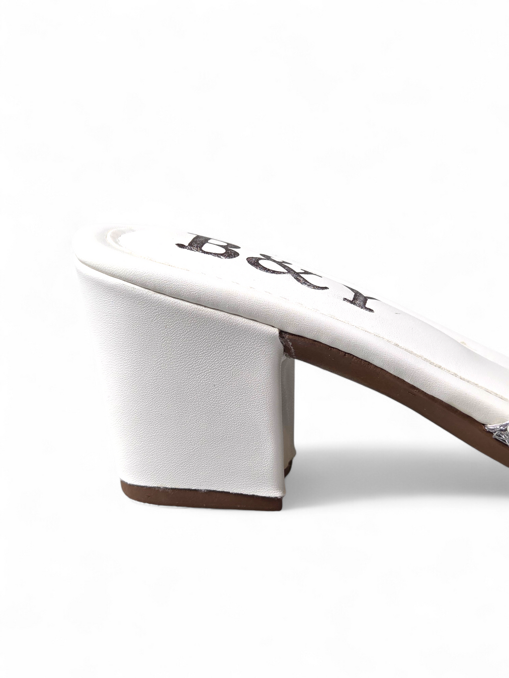 Mule 9837 Branco Salto Médio