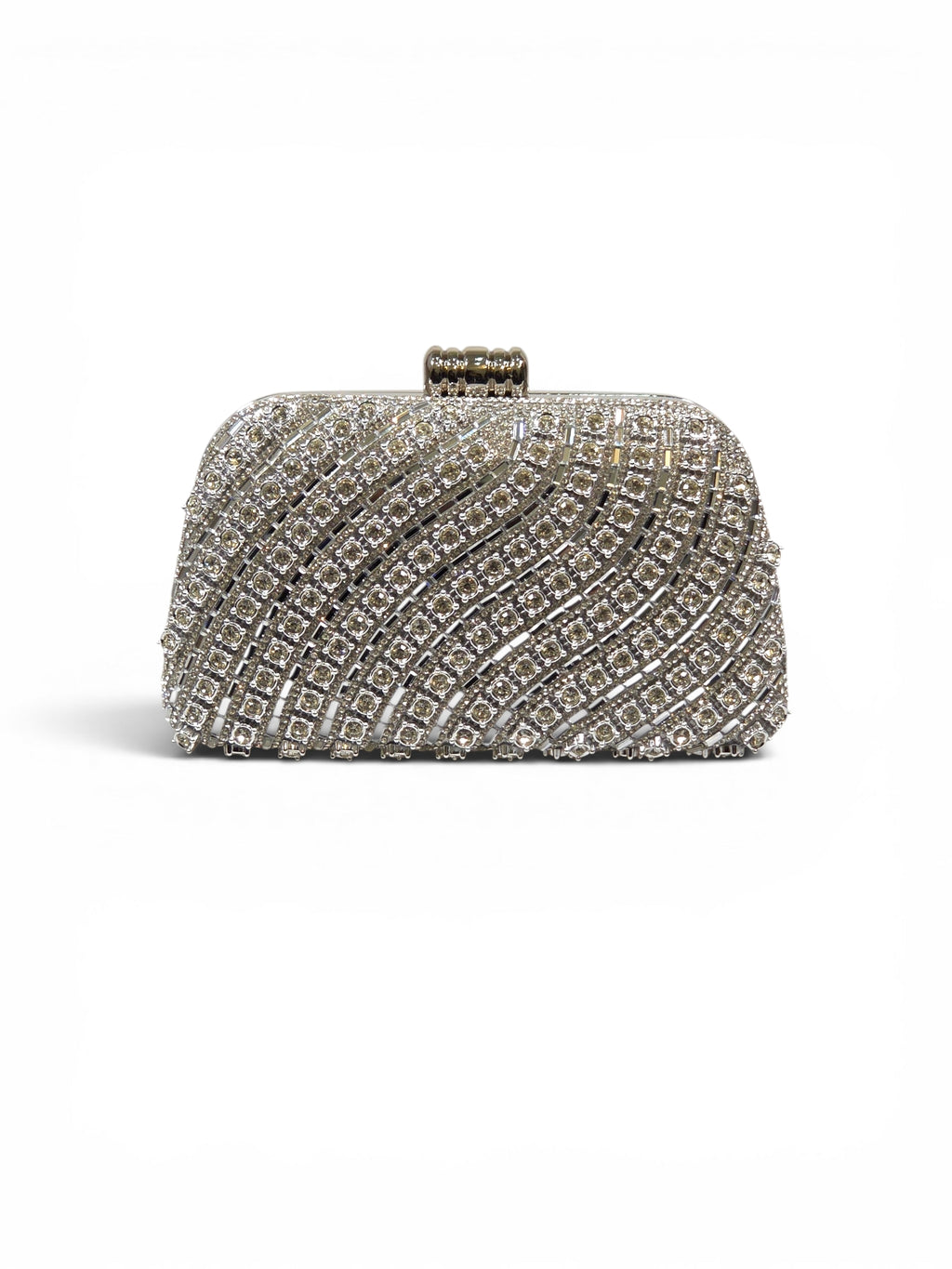 Bolsa Stella Clutch Cristal Prata 1087