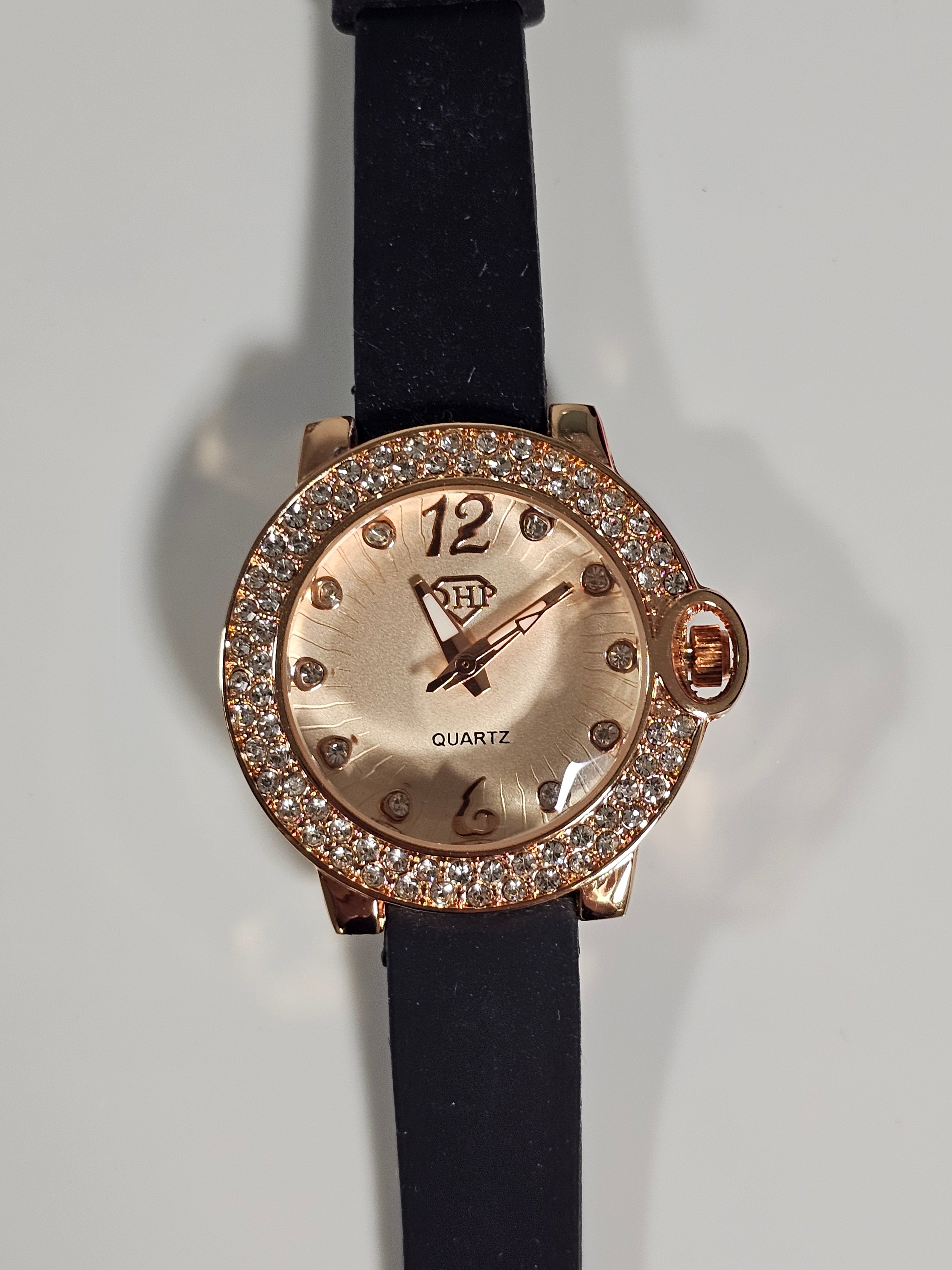 Relógio Prova d’Água com Pulseira Folheada 016