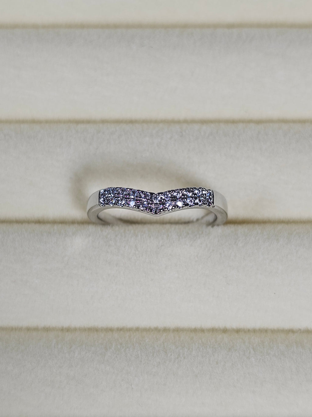 Anel Cristal Zirconia Prata 009