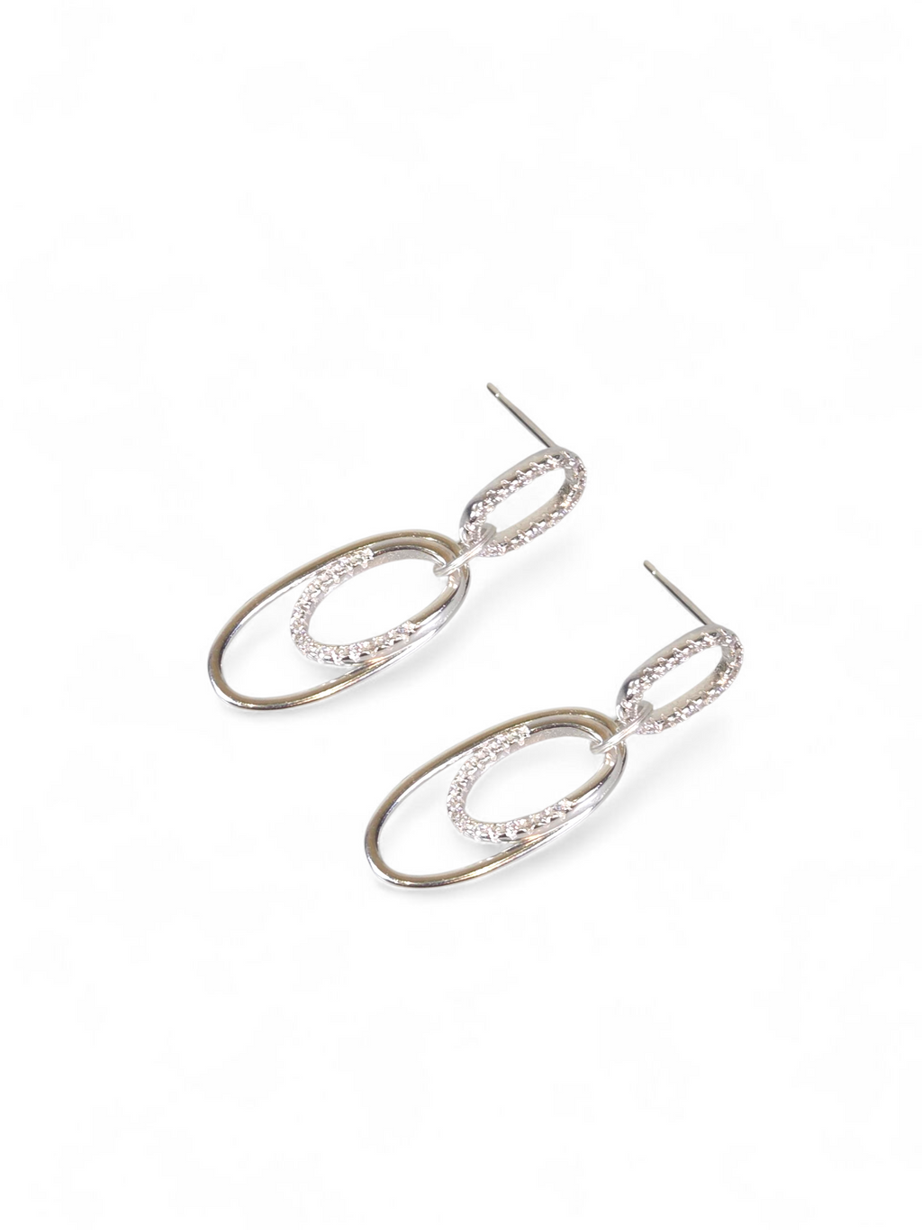 Brinco Prata 925 com Zirconias 1013