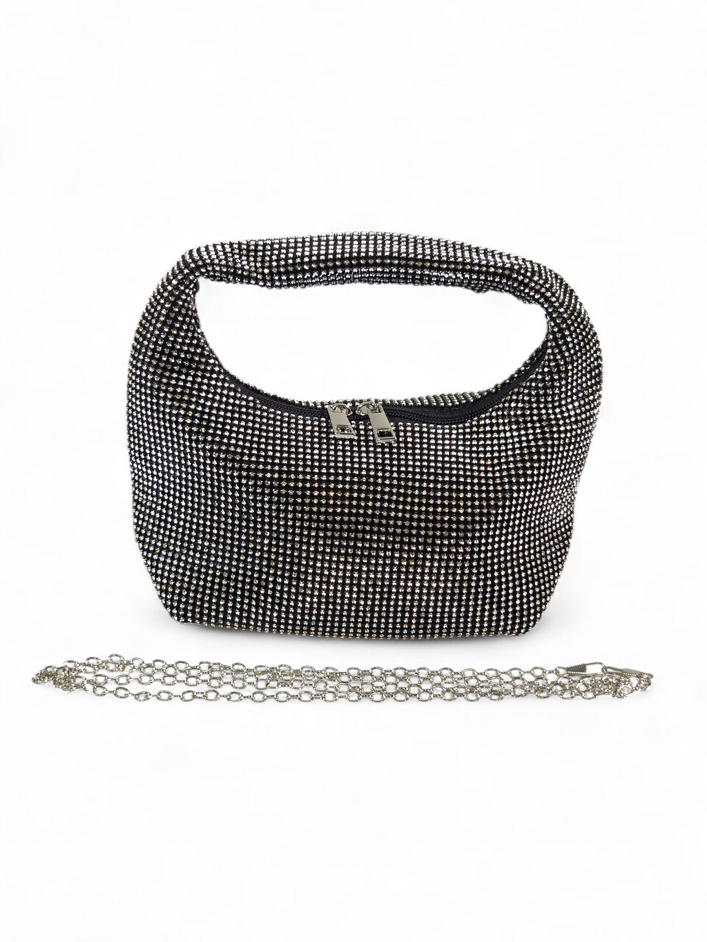 Bolsa Luxo Cristal Preto 1042