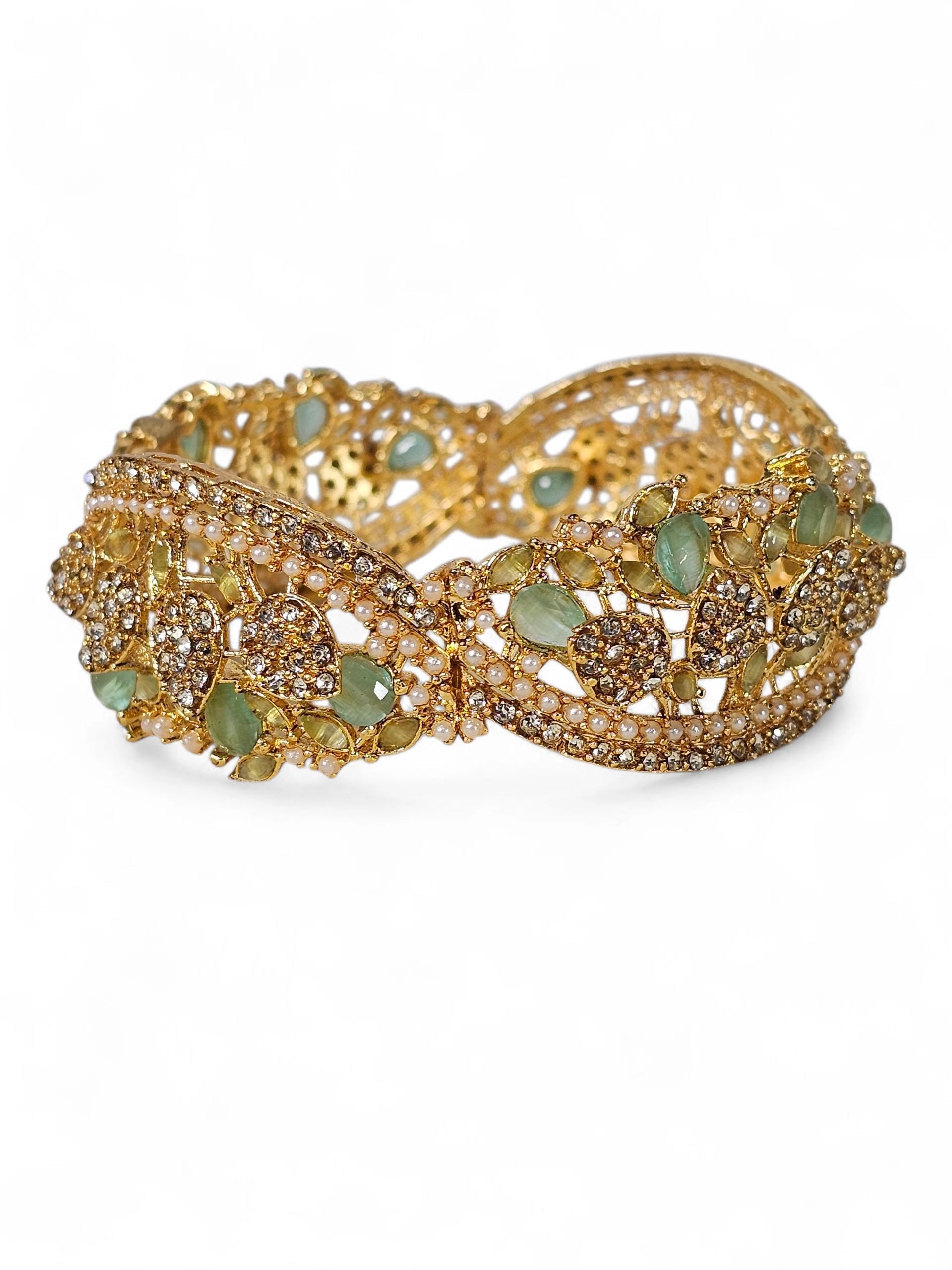 Bracelete Dourado Semi Joia 001