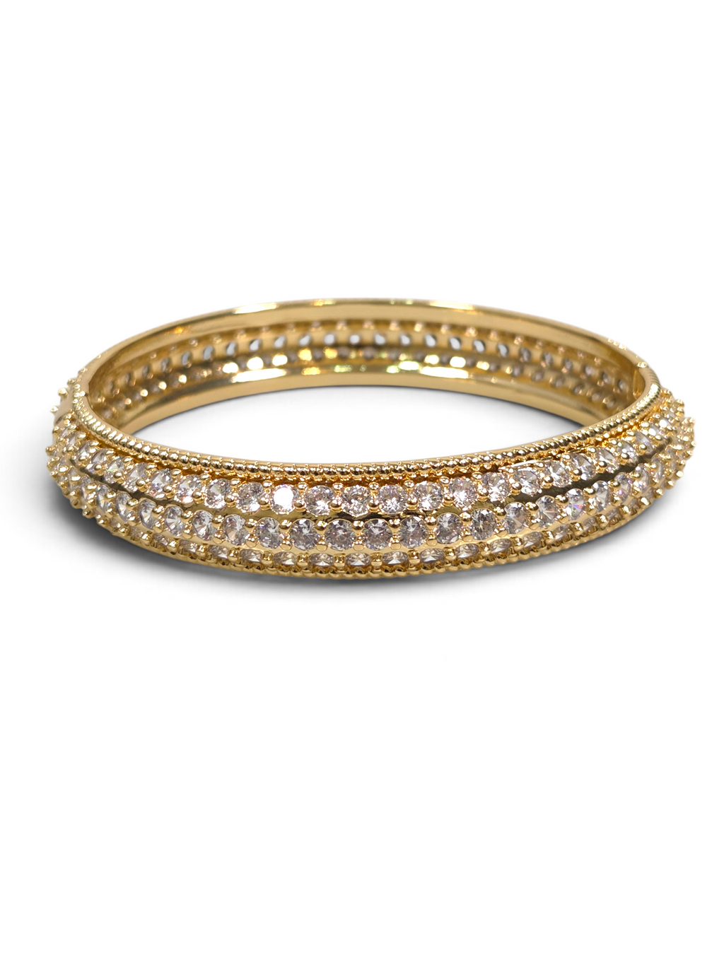 Pulseira Cristal Zirconia Dourado 2016