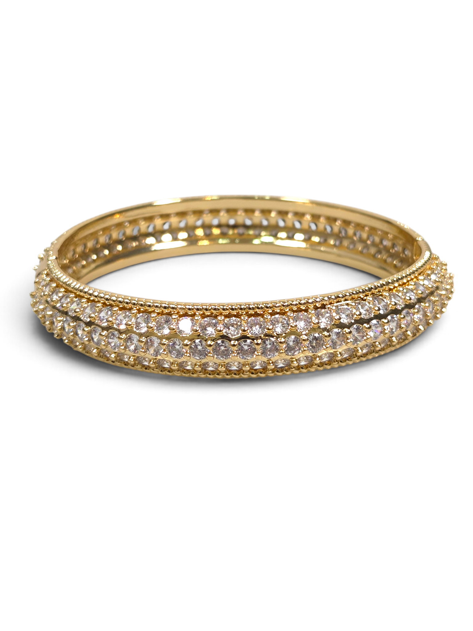 Pulseira Cristal Zirconia Dourado 2016