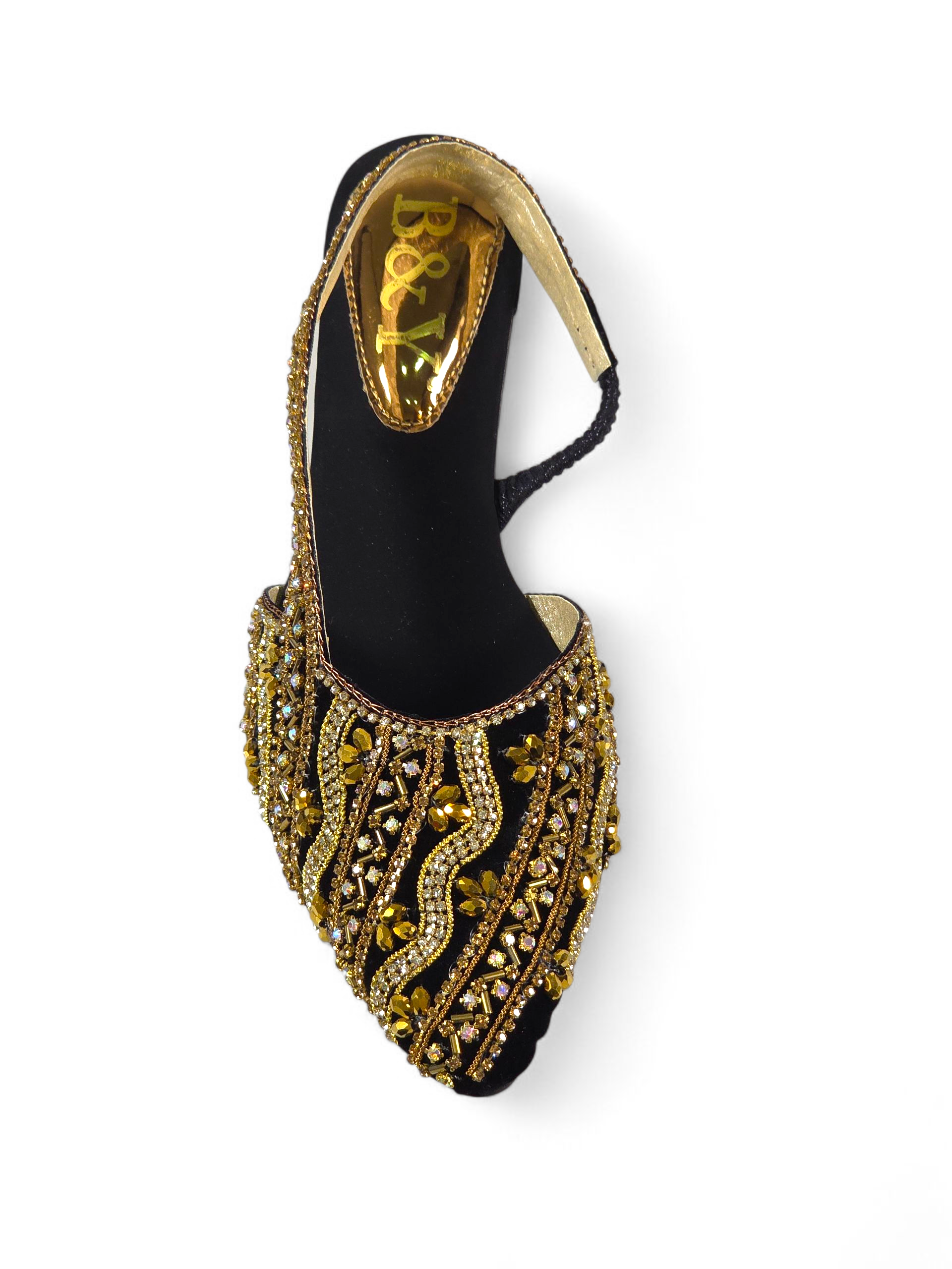 Mule 9507 Preto Salto Médio