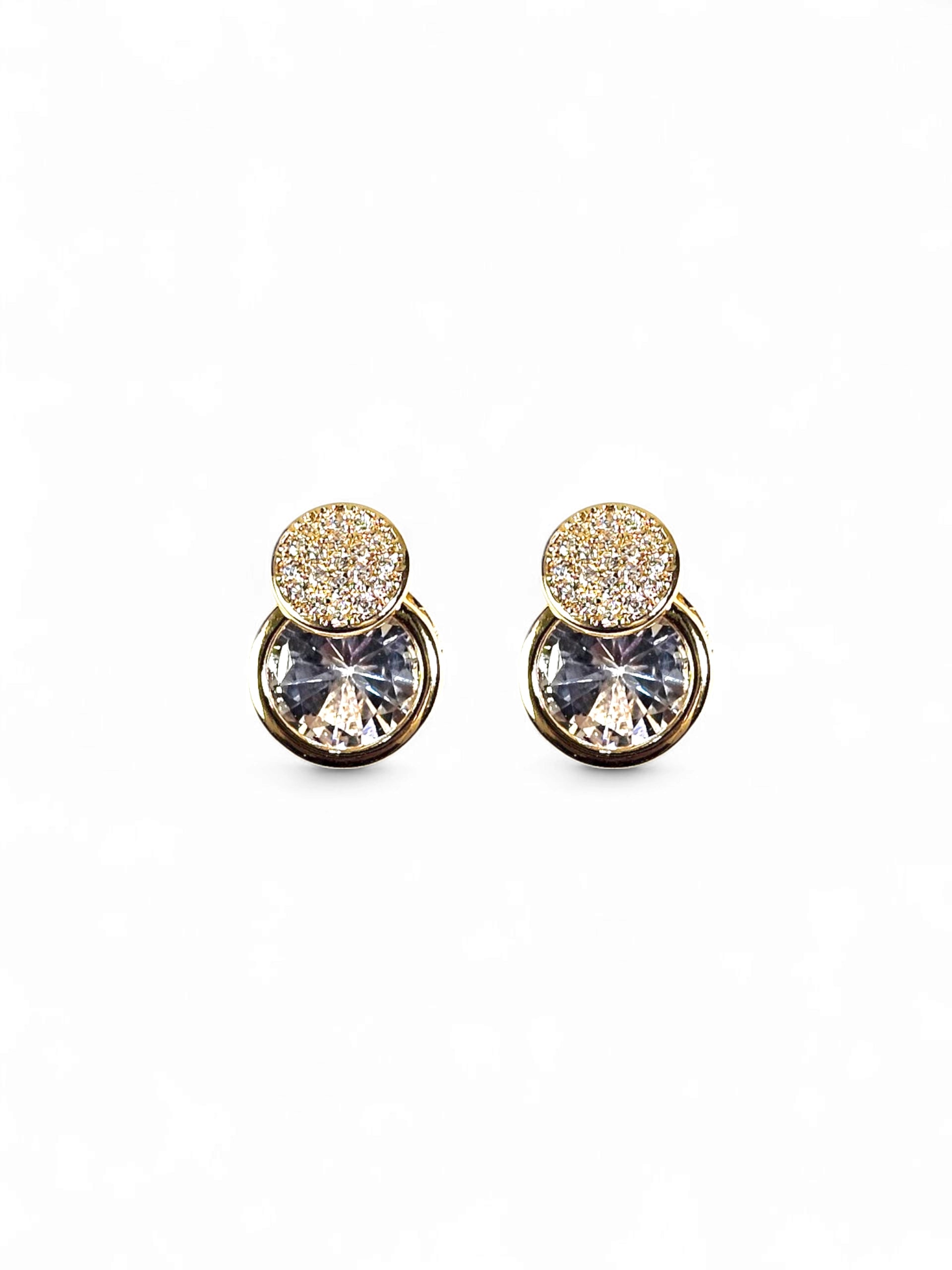 Brinco Zirconia Dourado 026