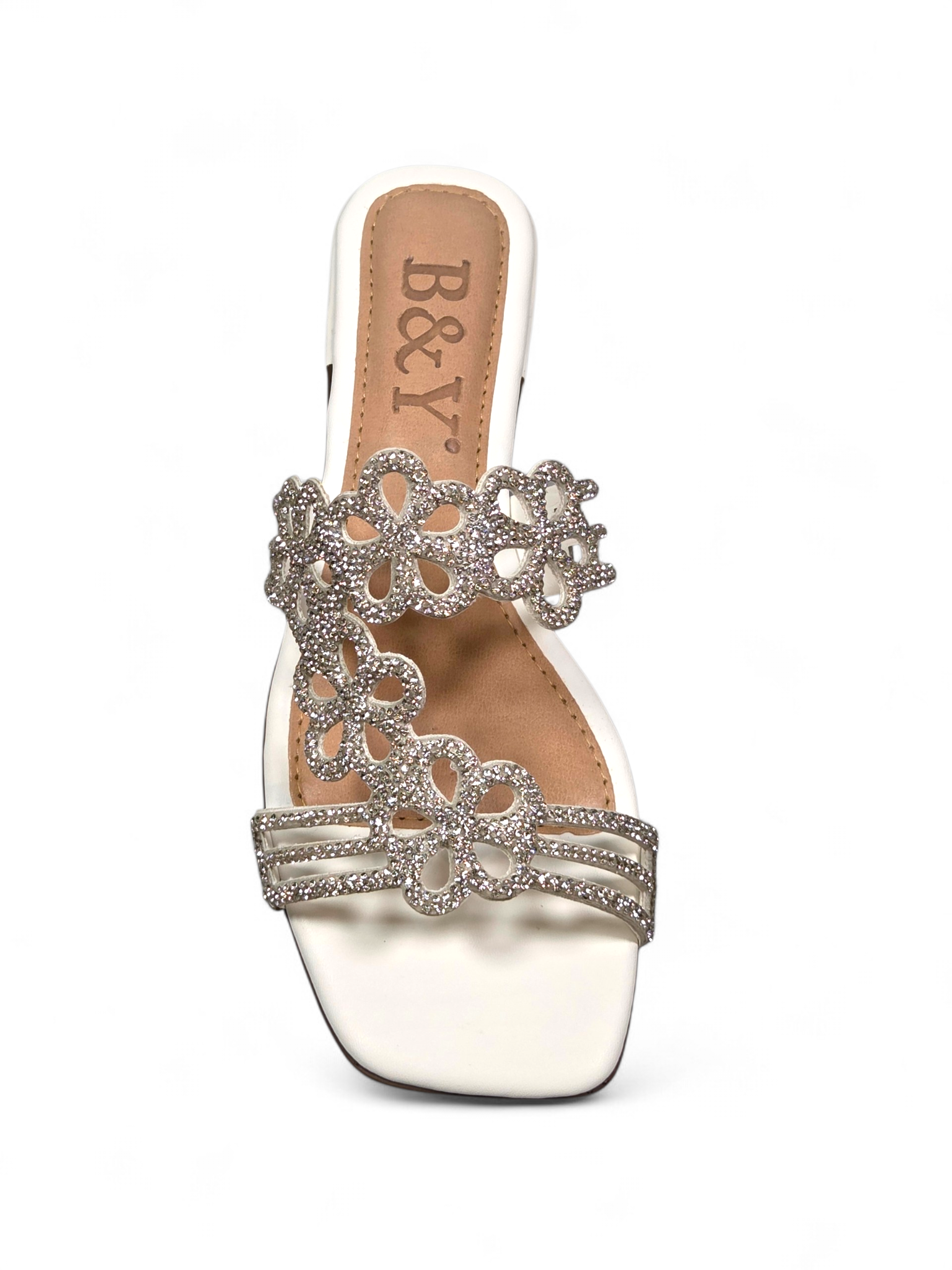 Tamanco 3001 Branco Salto Baixo (B)