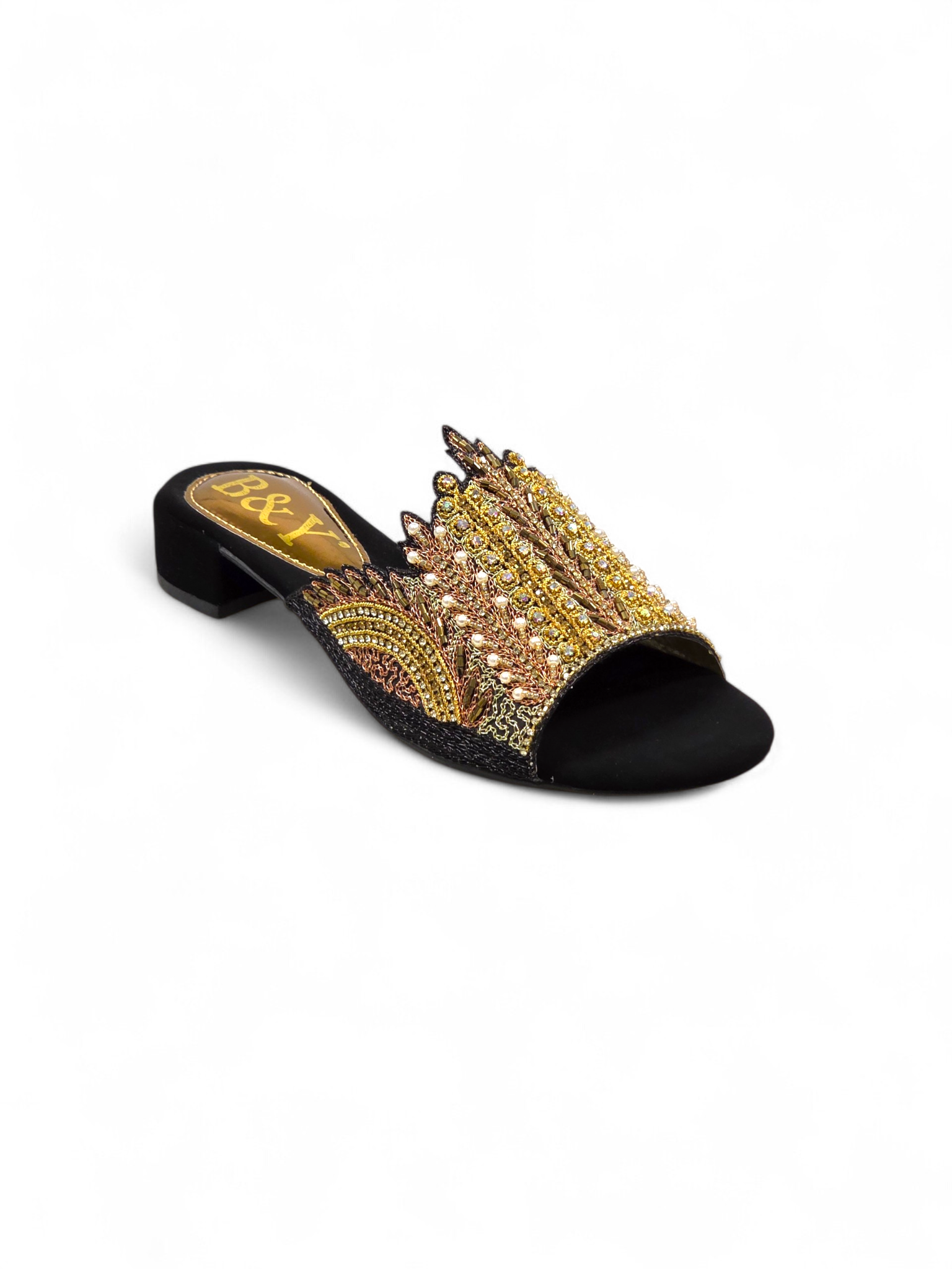 Tamanco 9780 Preto Salto Bloco 3 cm