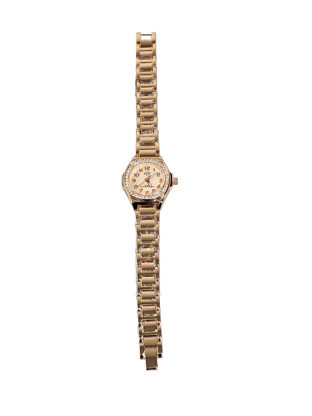 Relógio Prova d’Água com Pulseira Folheada 044