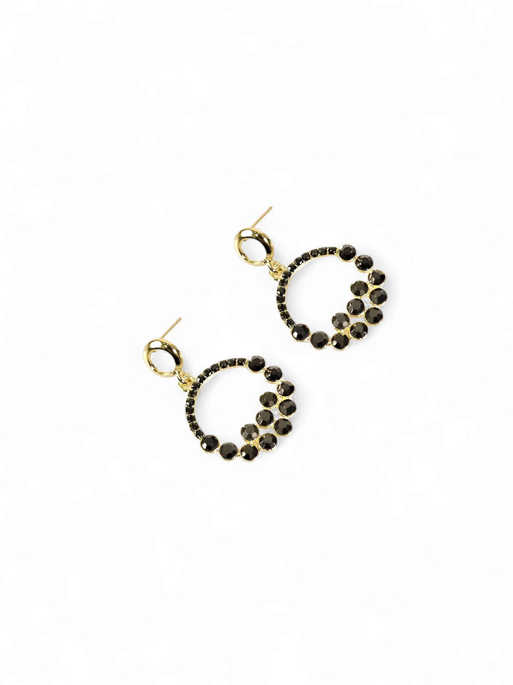 Brinco Cristal Dourado 051
