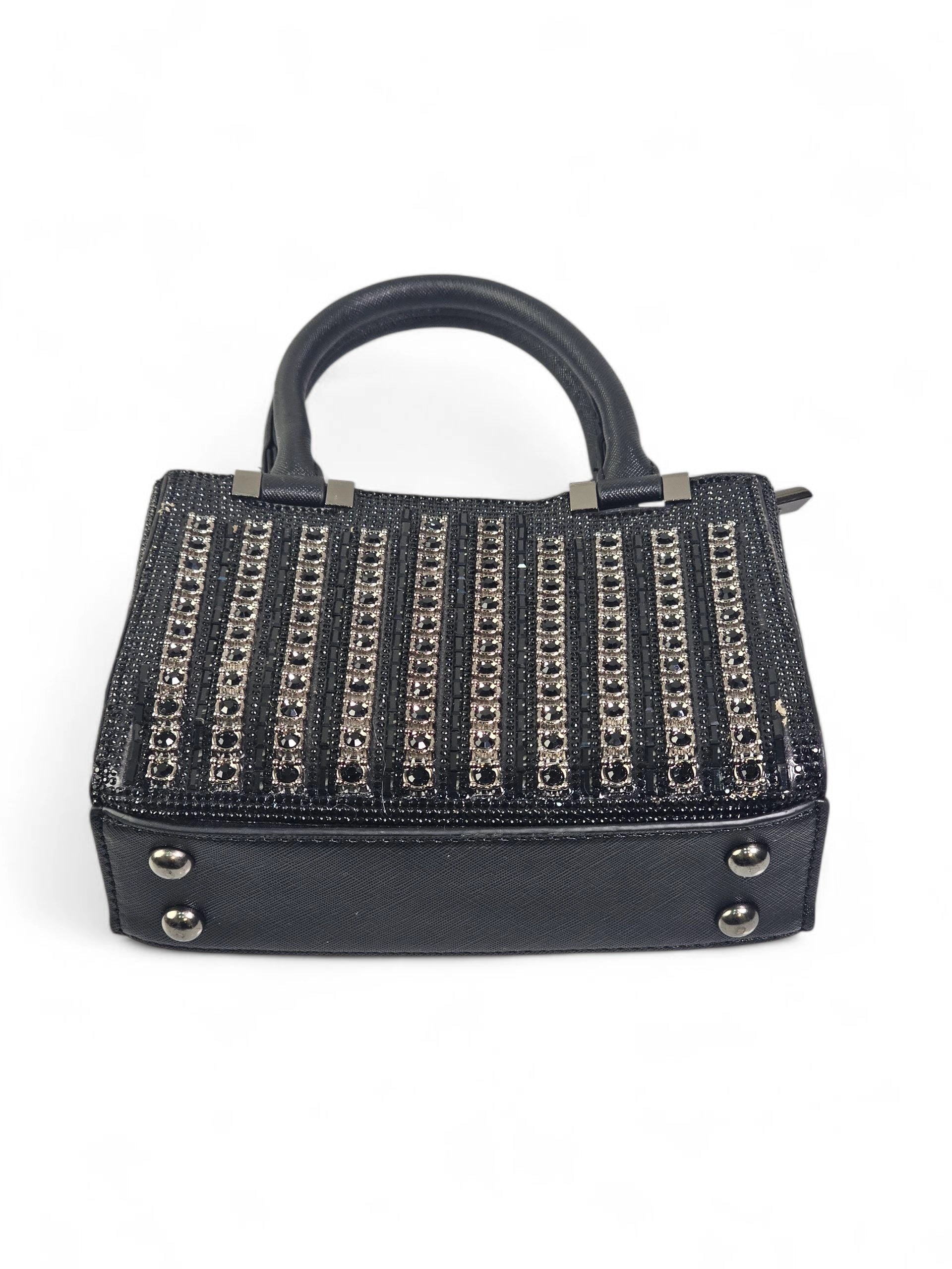 Bolsa Luxo Cristal Preto 1031