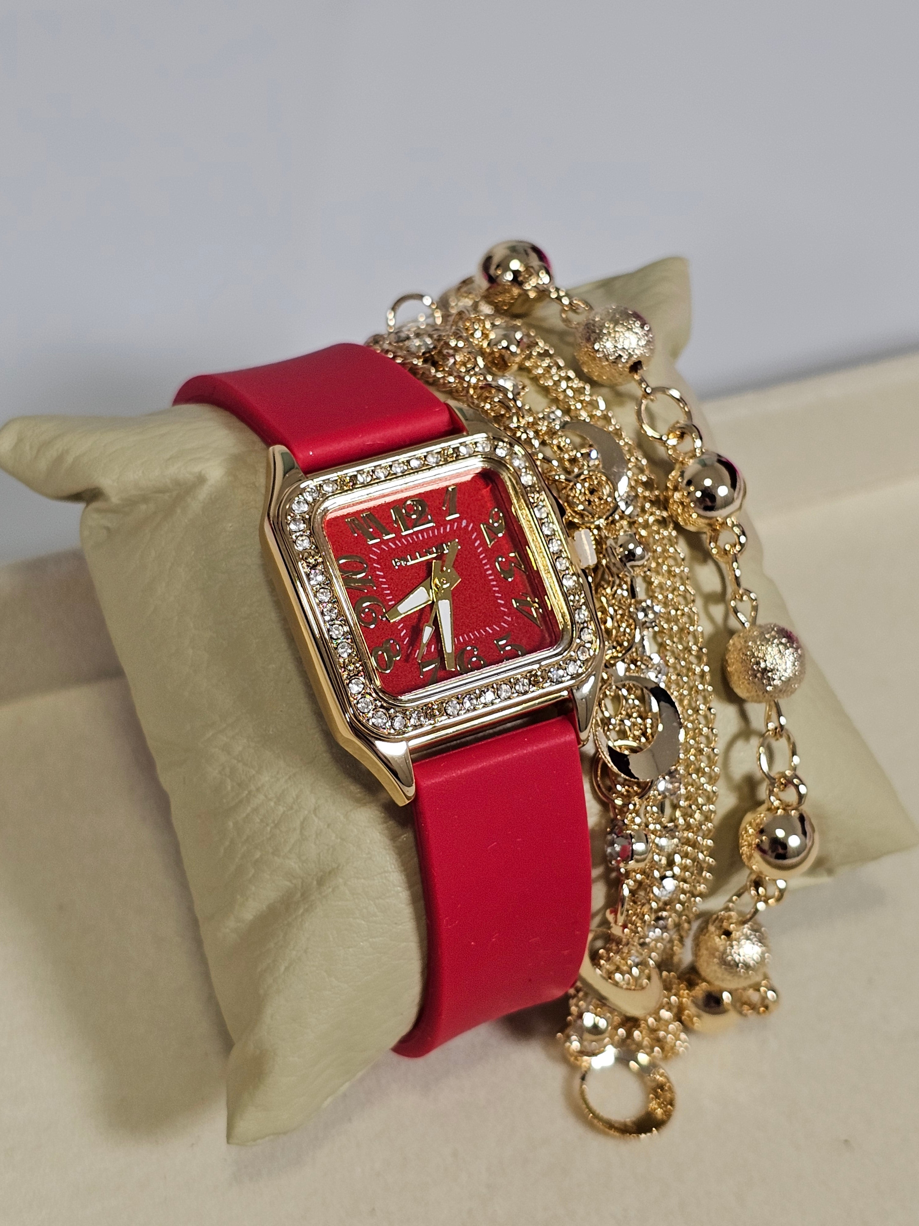 Relógio Prova d’Água com Pulseira Folheada 006