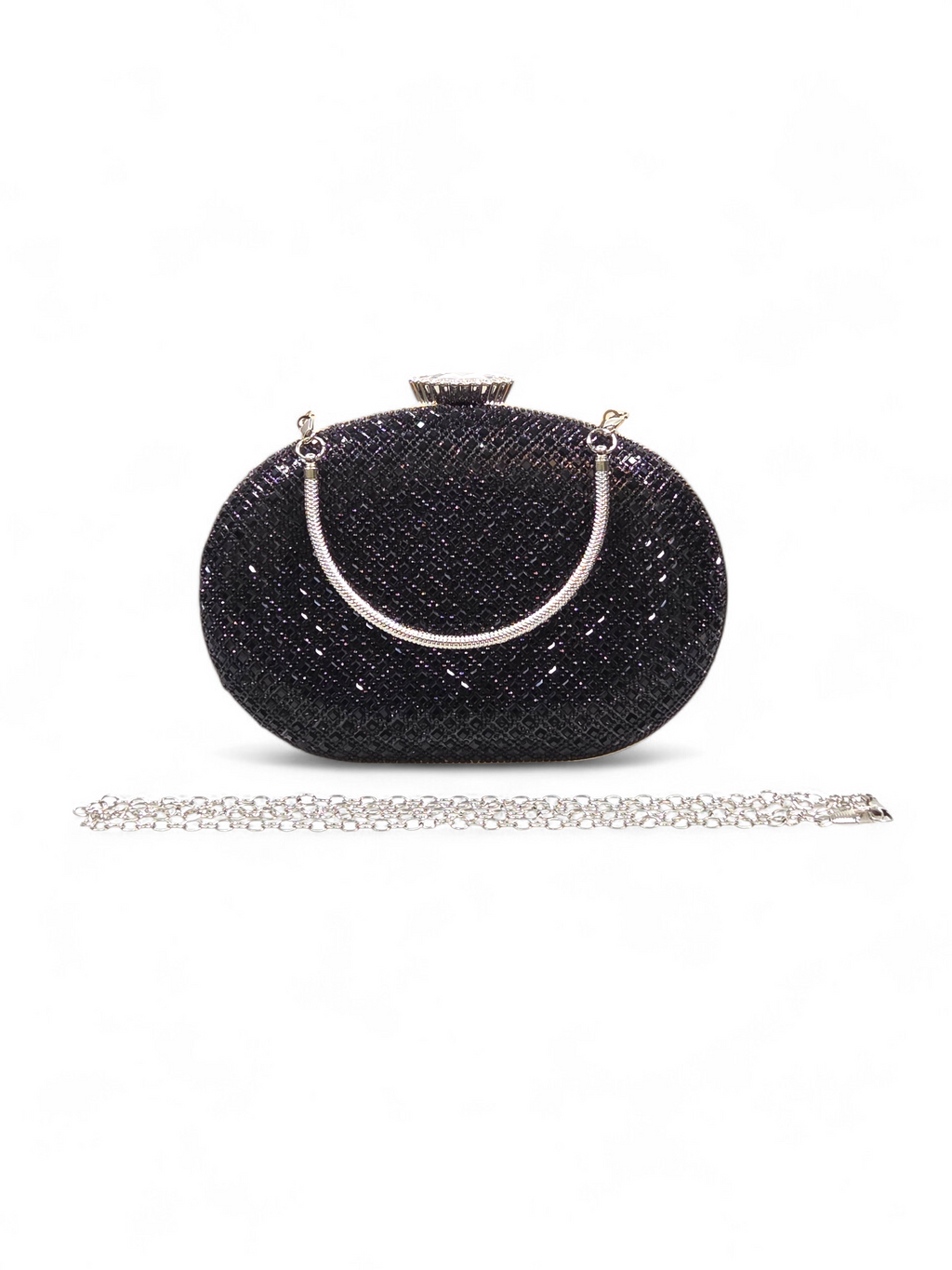 Bolsa Clutch Cristal Preto 1057