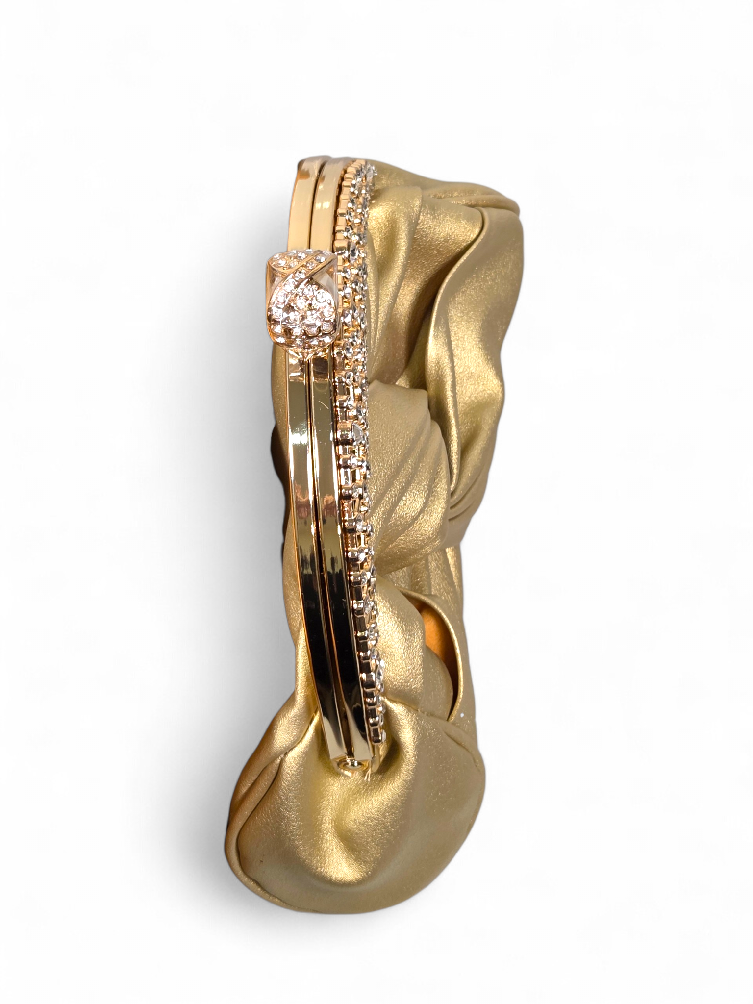 Bolsa Clutch Cristal Bege 1072