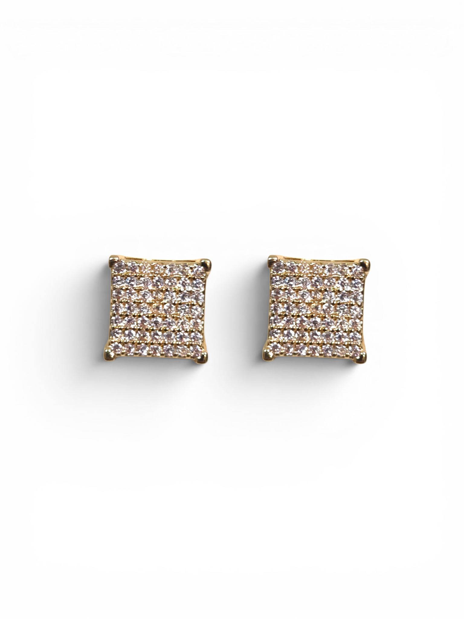 Brinco Cristal Zirconia Dourado #2038