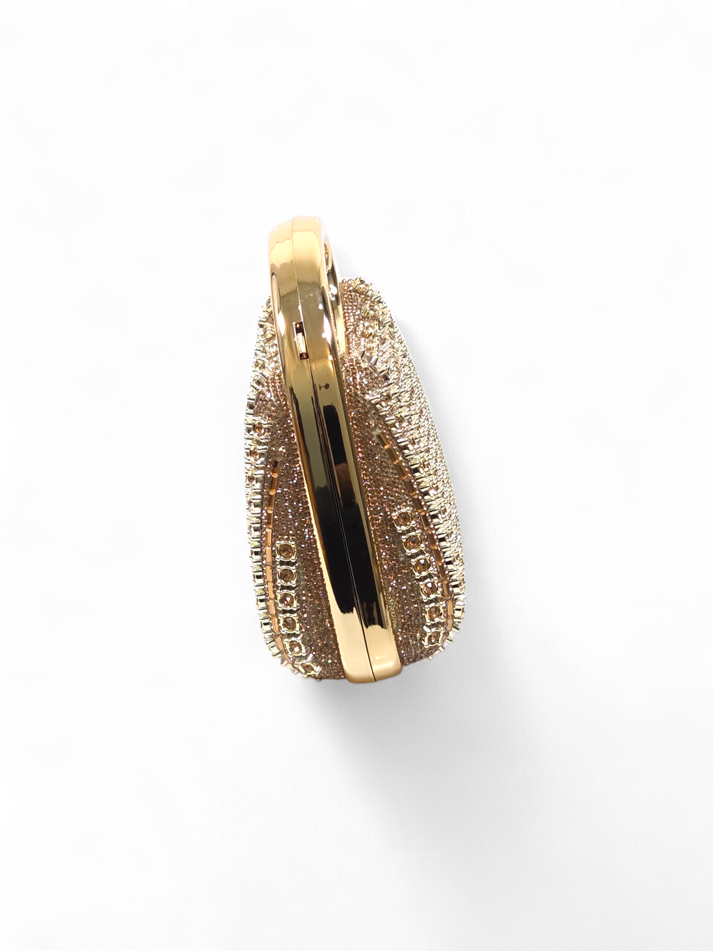 Bolsa Clutch Cristal Dourado 1068
