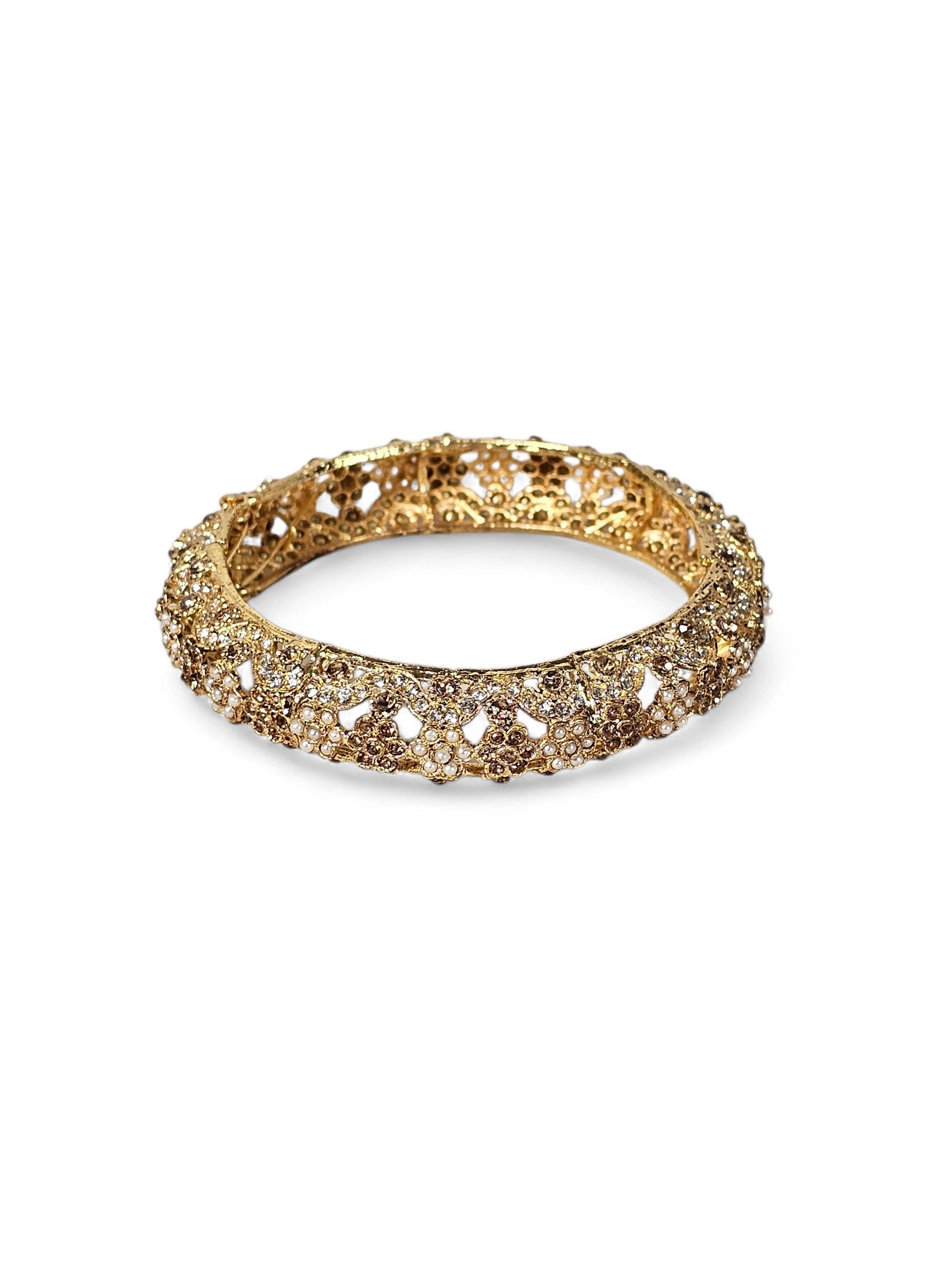 Bracelete Dourado Semi Joia 003